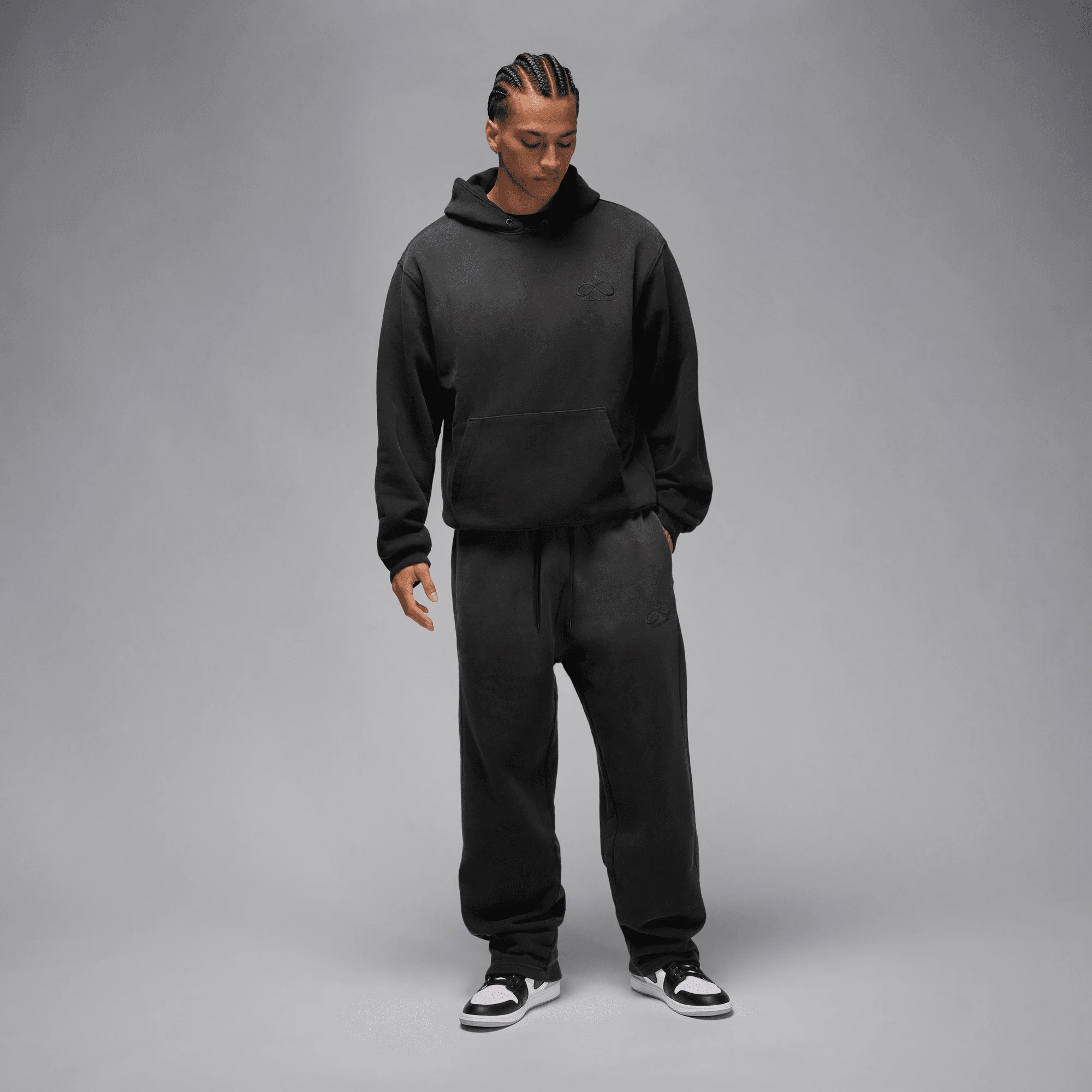 INFINITE ARCHIVES X JORDAN SWEATPANTS - BLACK - Image 3