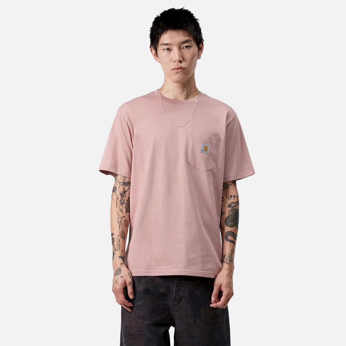 SS POCKET T-SHIRT - GLASSY PINK - Image 3
