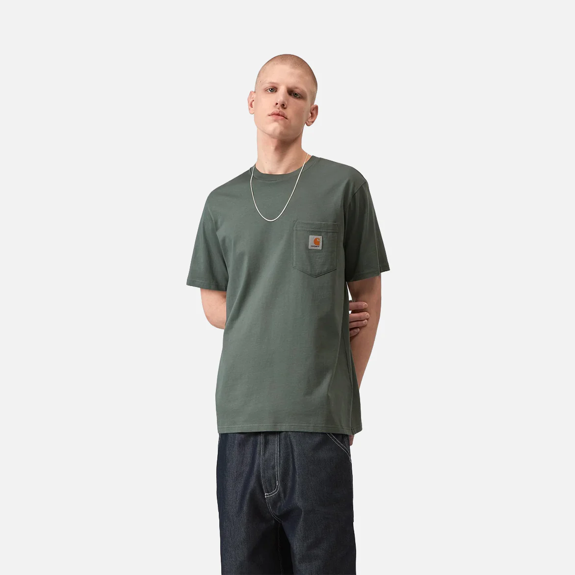 SS POCKET T-SHIRT - VELVET GREEN - Image 3