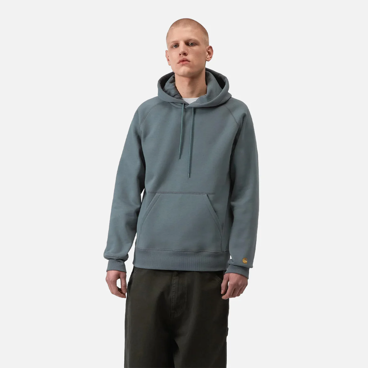 HOODED CHASE SWEAT - COZY BLUE - Image 3