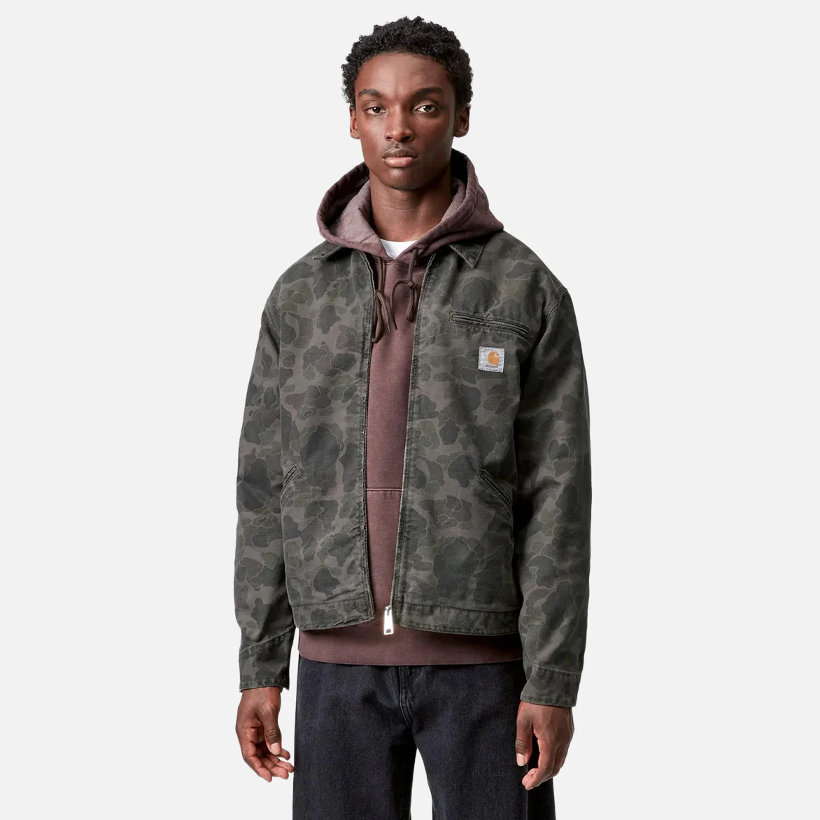 DUCK DETROIT JACKET - GREEN / PORPHYRY CAMO DUCK - Image 4
