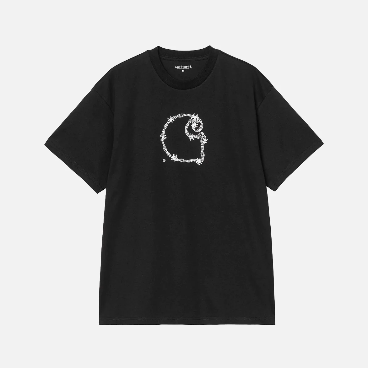 S/S BARBWIRE C T-SHIRT - BLACK