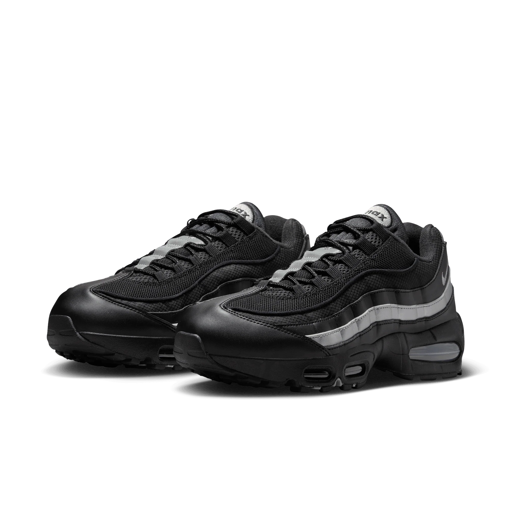 AIR MAX 95 OG - BLACK / METALLIC SILVER - Image 2