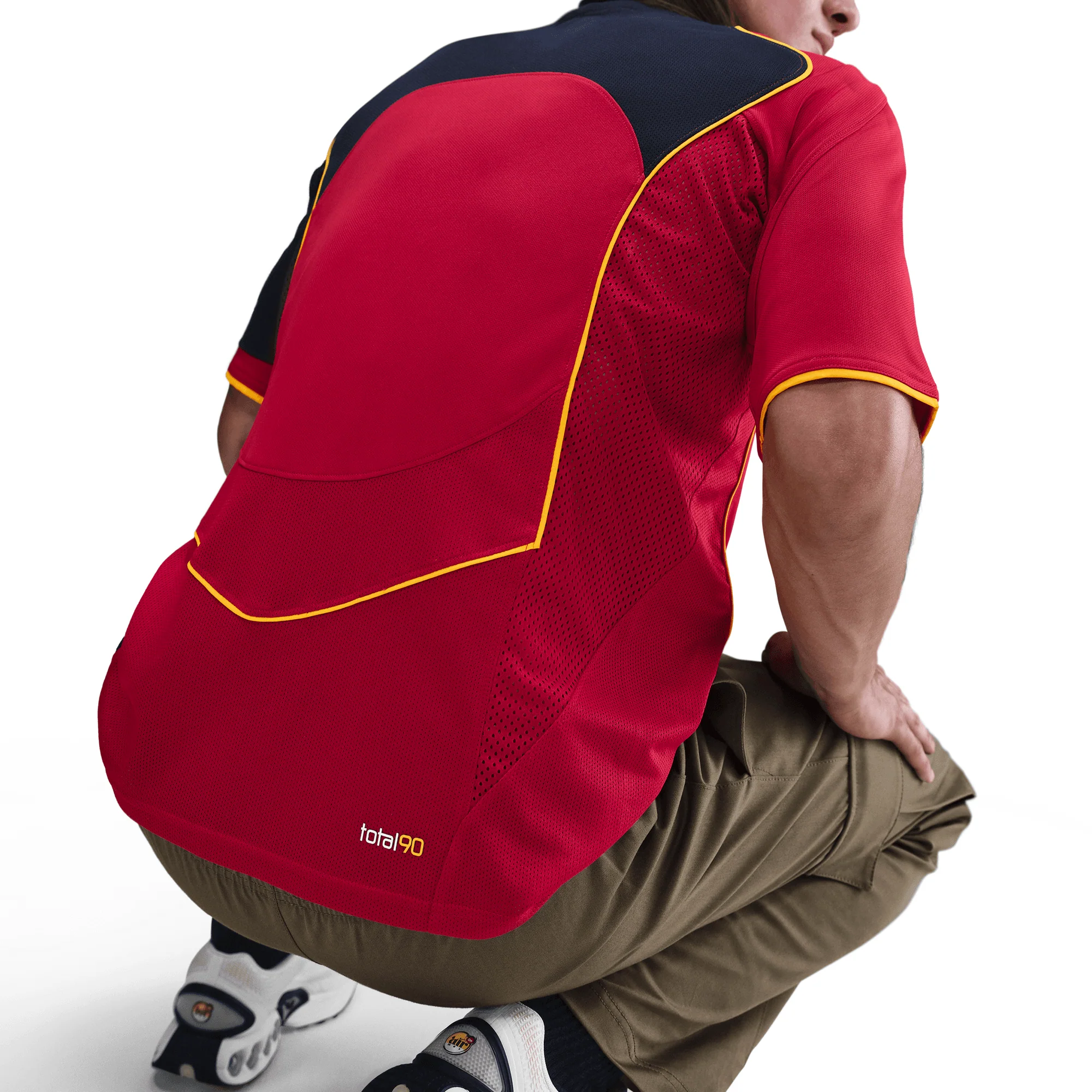 TOTAL 90 DRI-FIT SOCCER JERSEY - GYM RED / MIDNIGHT NAVY - Image 2