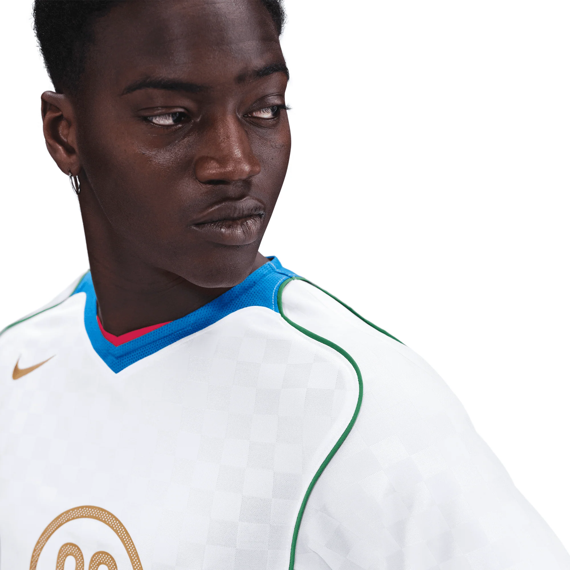 TOTAL 90 DRI-FIT SOCCER JERSEY - WHITE / ITALY BLUE - Image 3