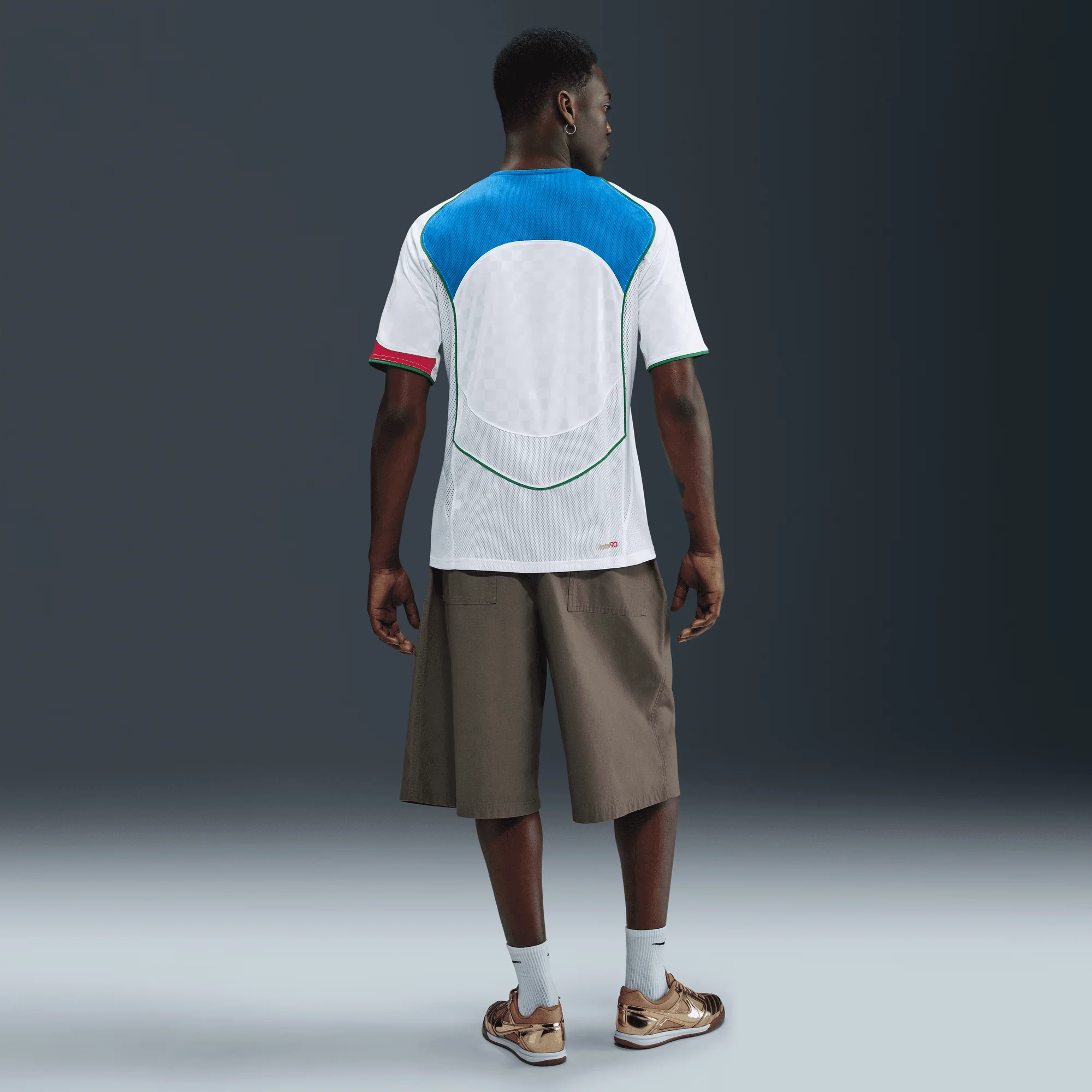 TOTAL 90 DRI-FIT SOCCER JERSEY - WHITE / ITALY BLUE - Image 4