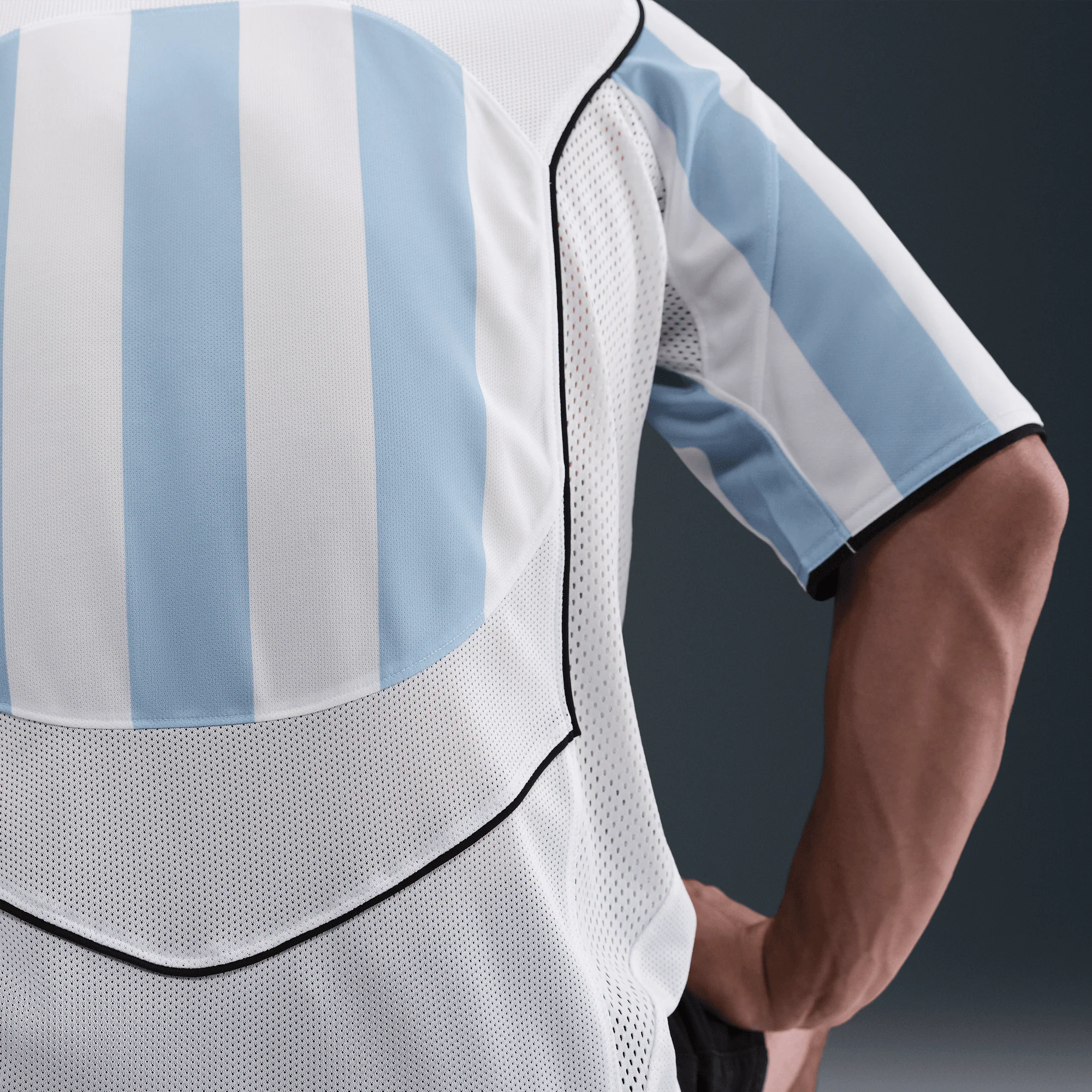 TOTAL 90 DRI-FIT SOCCER JERSEY - PSYCHIC BLUE / WHITE - Image 2