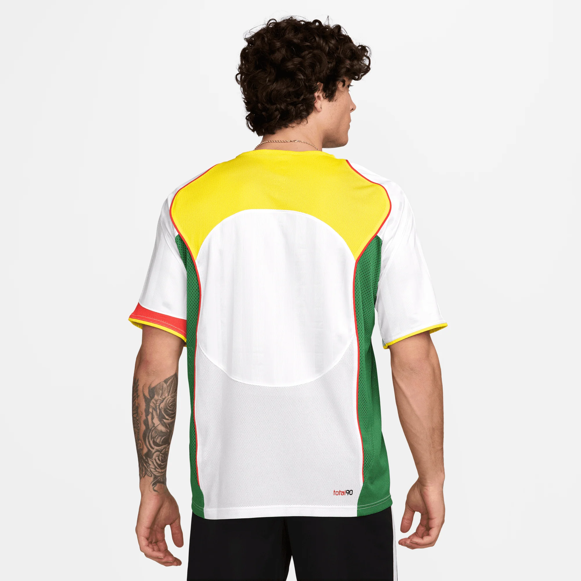 TOTAL 90 DRI-FIT SOCCER JERSEY - WHITE / OPTI YELLOW - Image 3