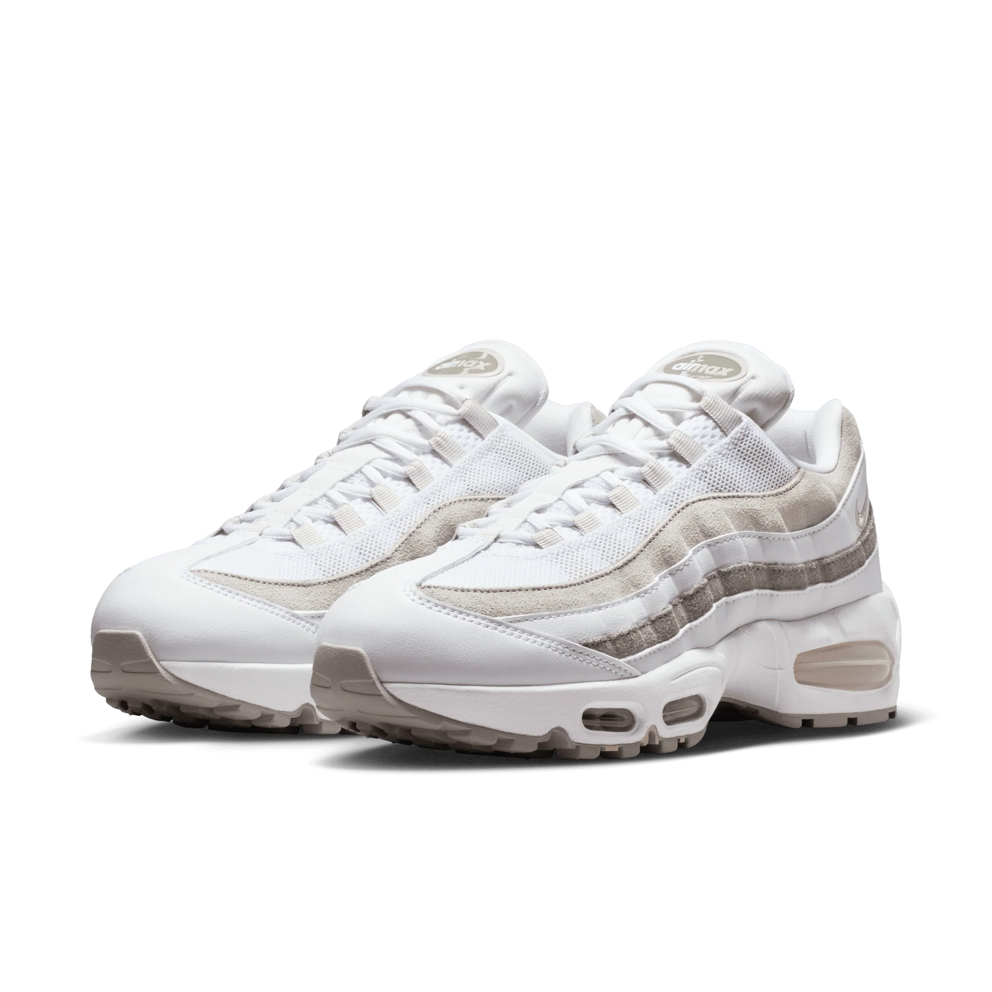 WMNS AIR MAX 95 OG - WHITE / SILT RED - Image 2