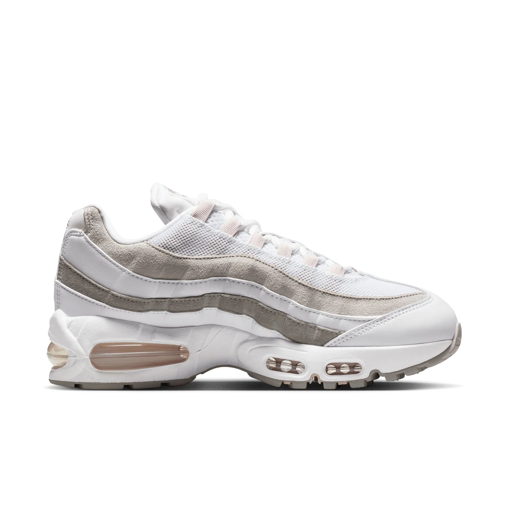 WMNS AIR MAX 95 OG - WHITE / SILT RED - Image 3