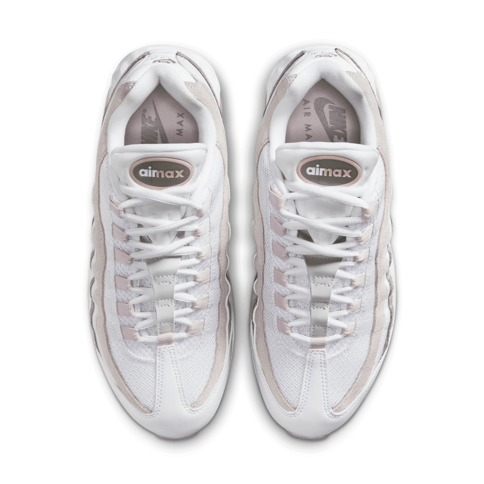 WMNS AIR MAX 95 OG - WHITE / SILT RED - Image 5