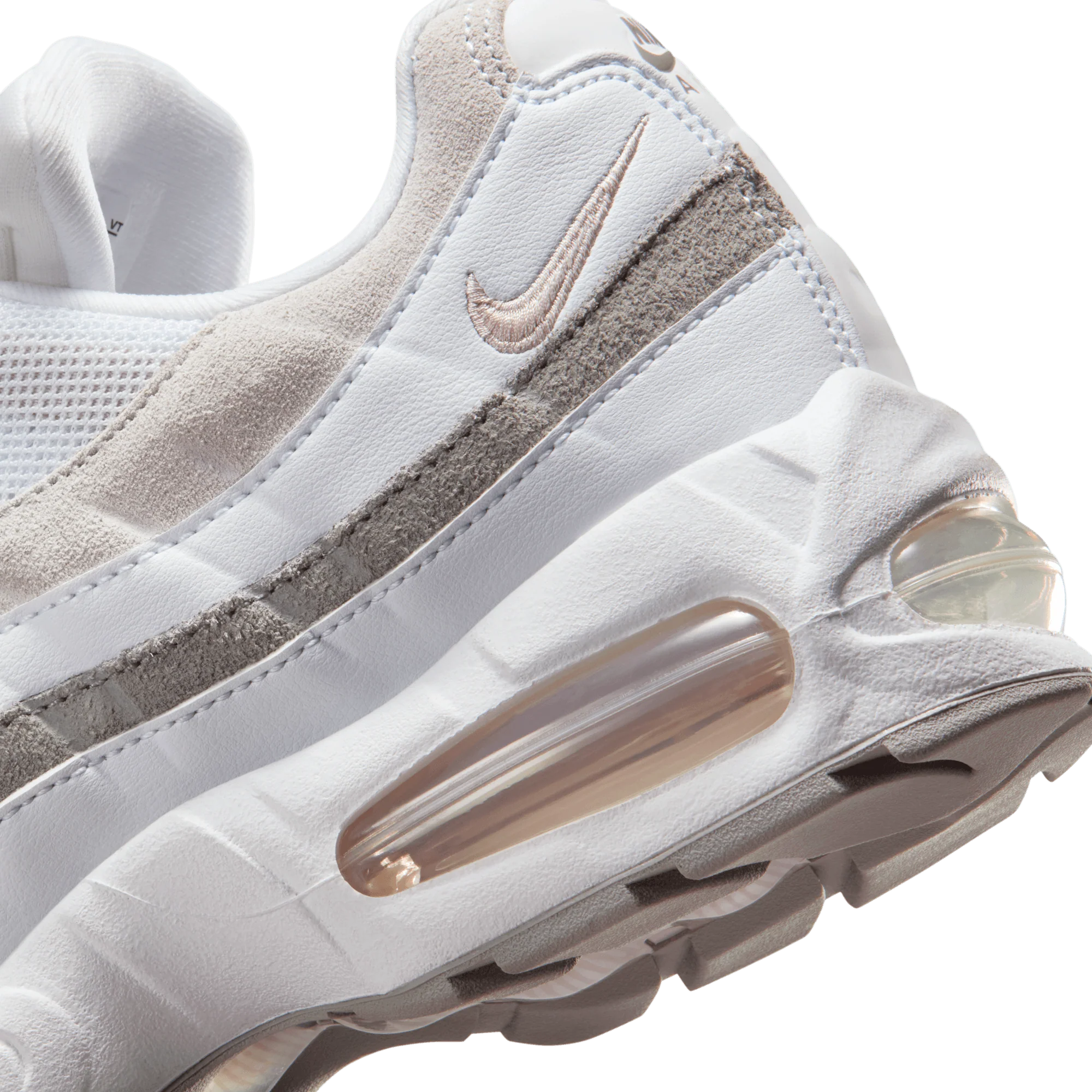 WMNS AIR MAX 95 OG - WHITE / SILT RED - Image 8
