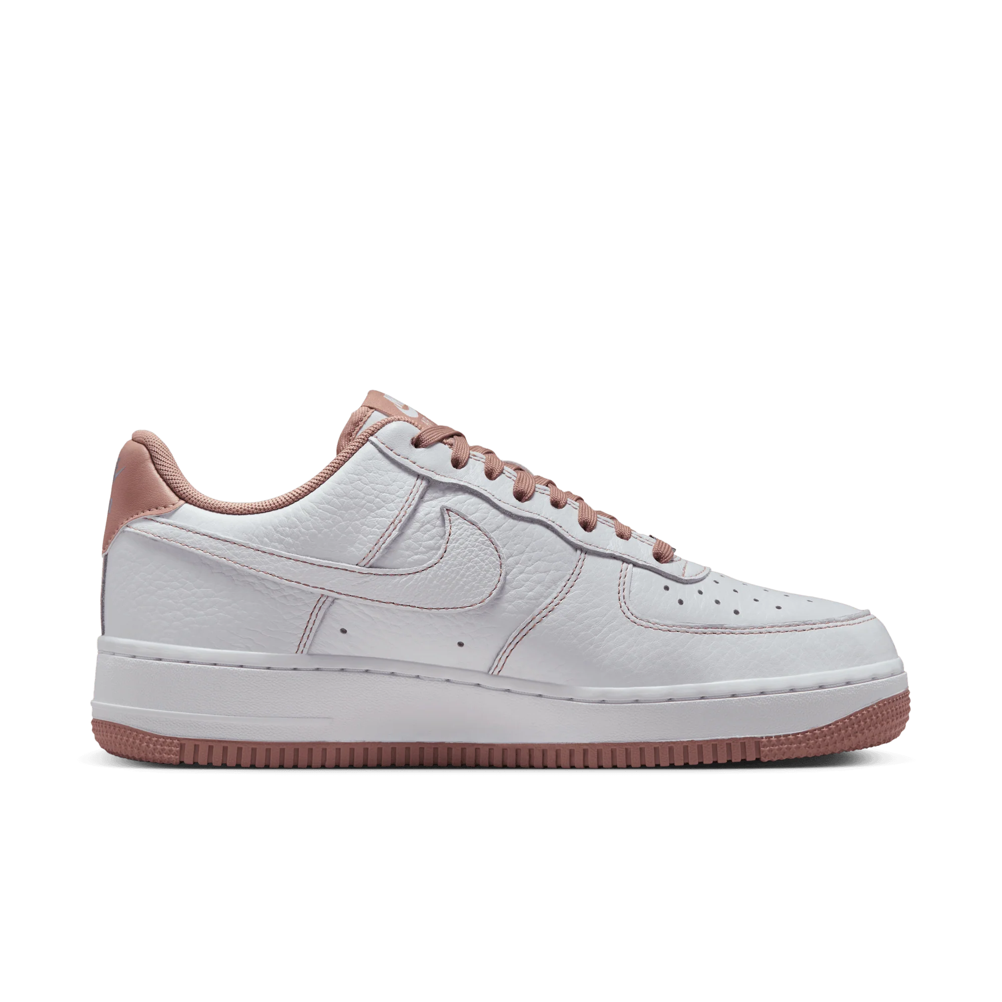 WMNS AIR FORCE 1 `07 "MINI JEWEL" - WHITE / METALLIC SILVER - PARTICLE PINK - Image 3