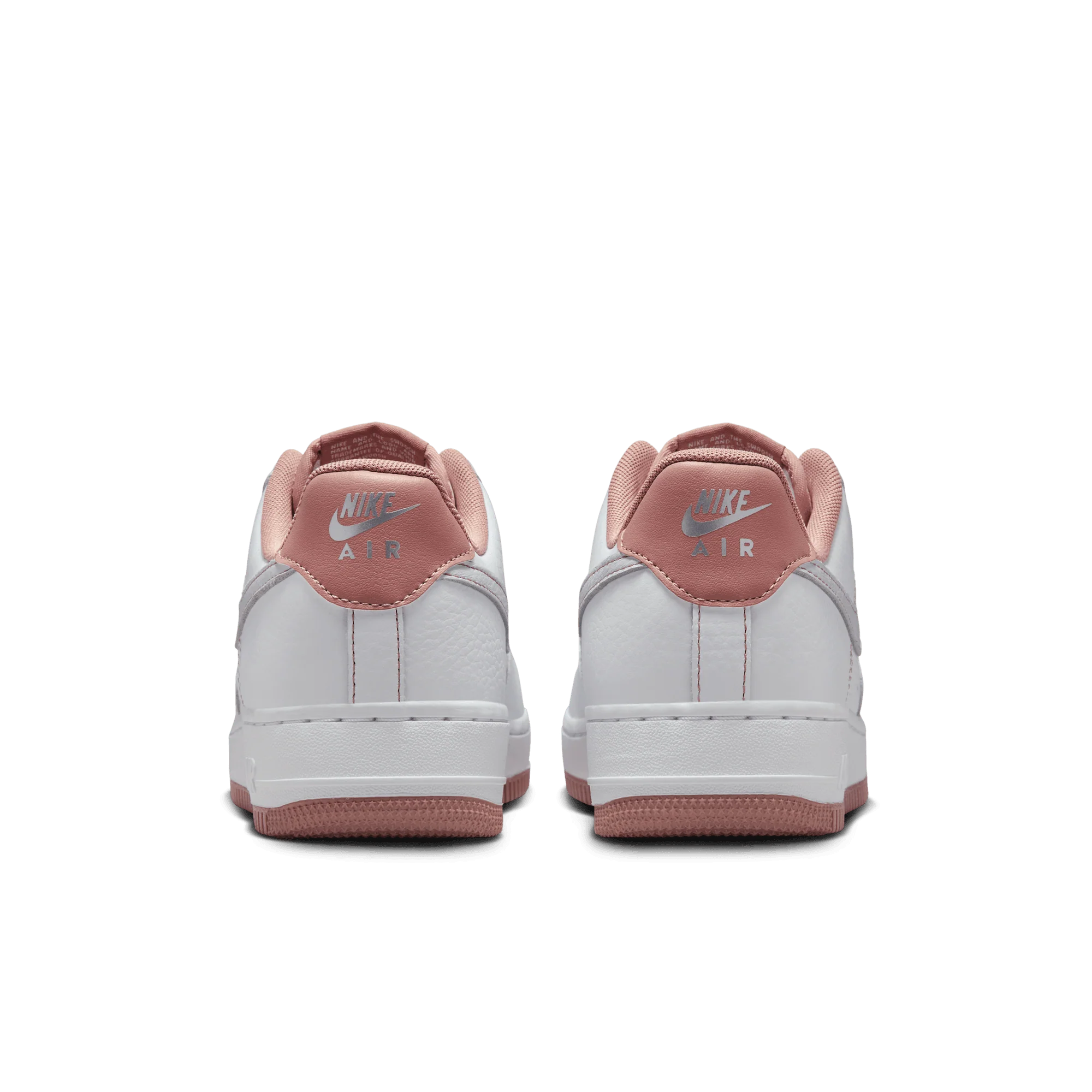WMNS AIR FORCE 1 `07 "MINI JEWEL" - WHITE / METALLIC SILVER - PARTICLE PINK - Image 4