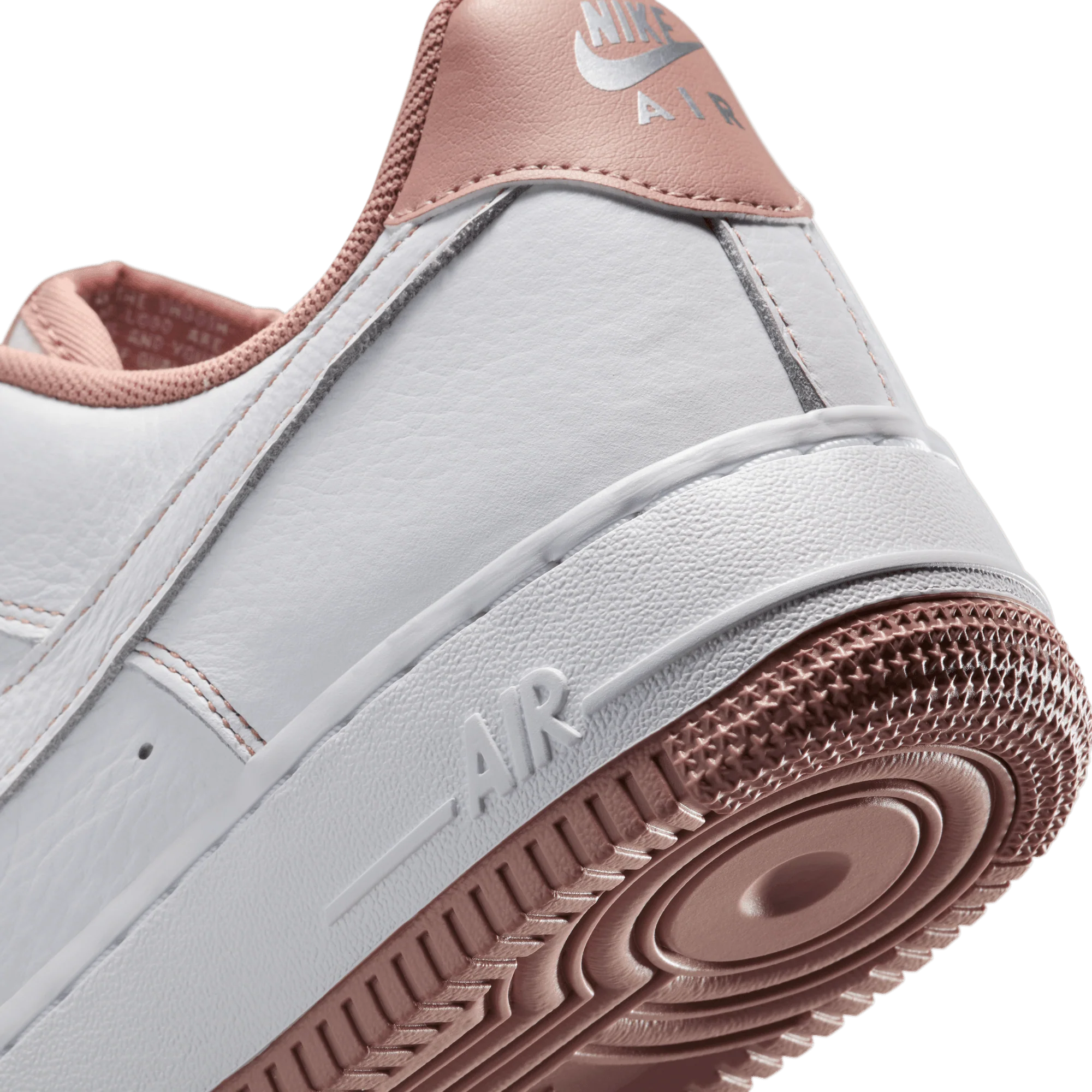 WMNS AIR FORCE 1 `07 "MINI JEWEL" - WHITE / METALLIC SILVER - PARTICLE PINK - Image 8