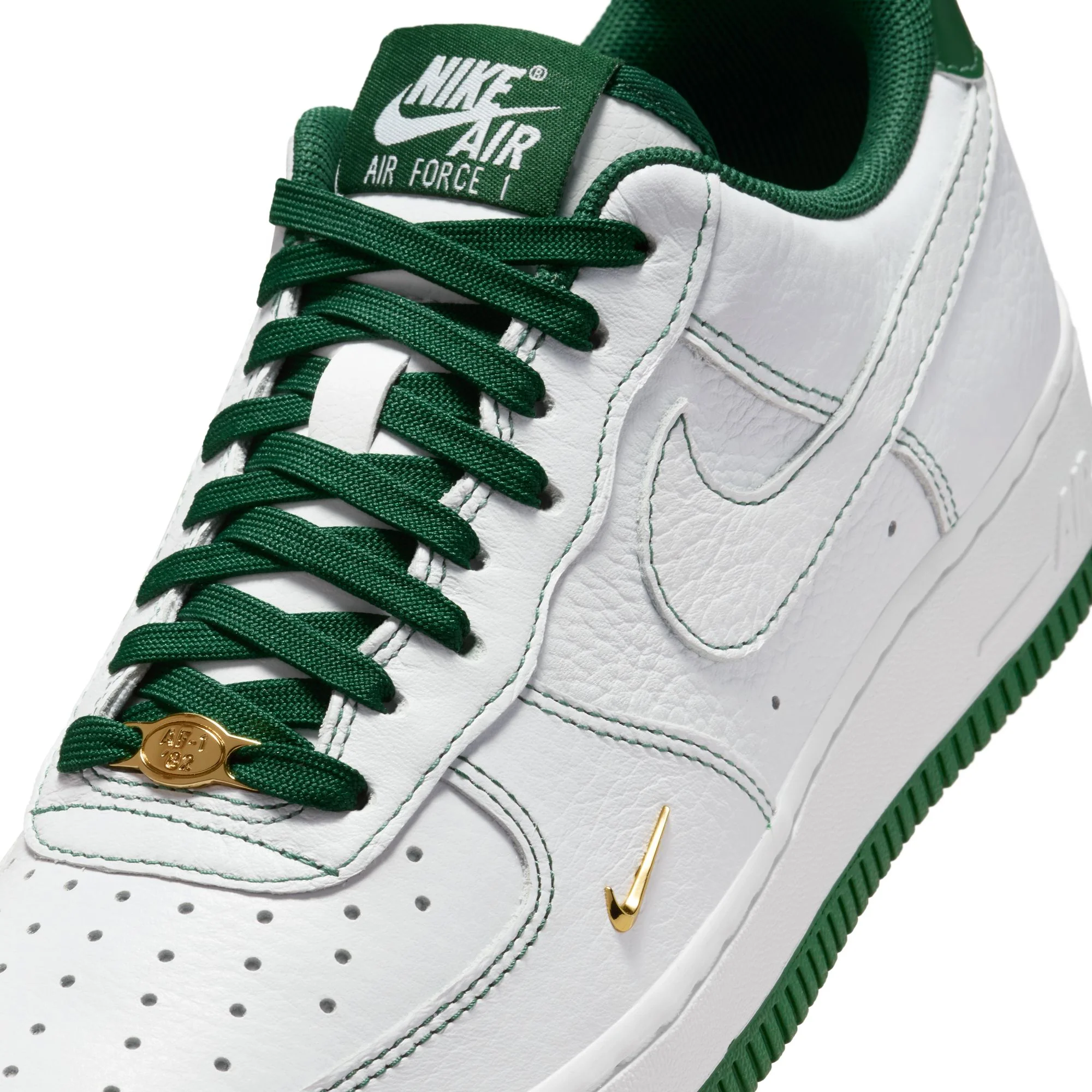 WMNS AIR FORCE 1 `07 "MINI JEWEL" - WHITE / GORGE GREEN - Image 8