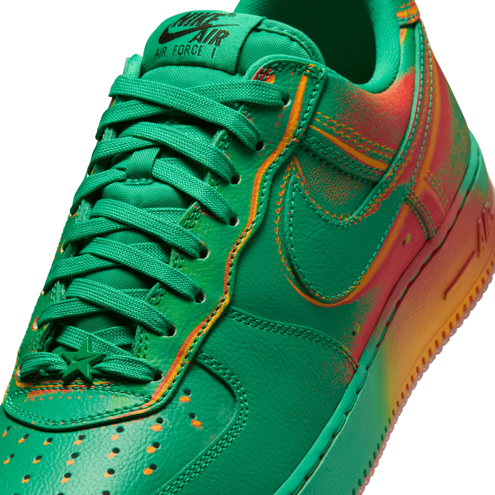 AIR FORCE 1 LOW RETRO "HEAT MAP" - STADIUM GREEN / LASER ORANGE - Image 7