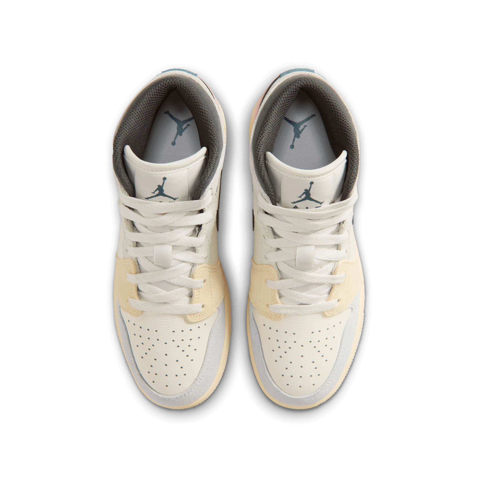AIR JORDAN 1 MID SE (GS) "SAIL / ICED JADE" - Image 5
