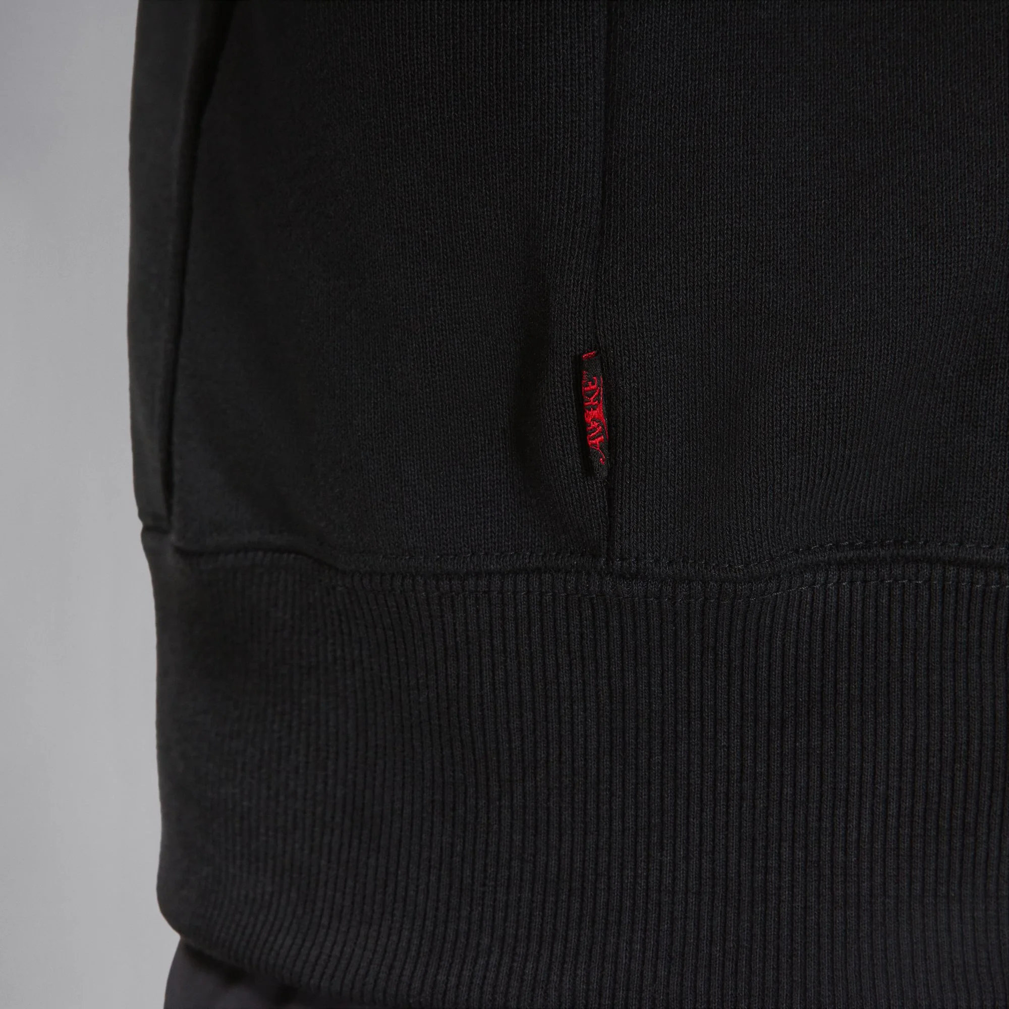 AWAKE NY X JORDAN FULL-ZIP HOODIE "BORO" - BLACK - Image 5