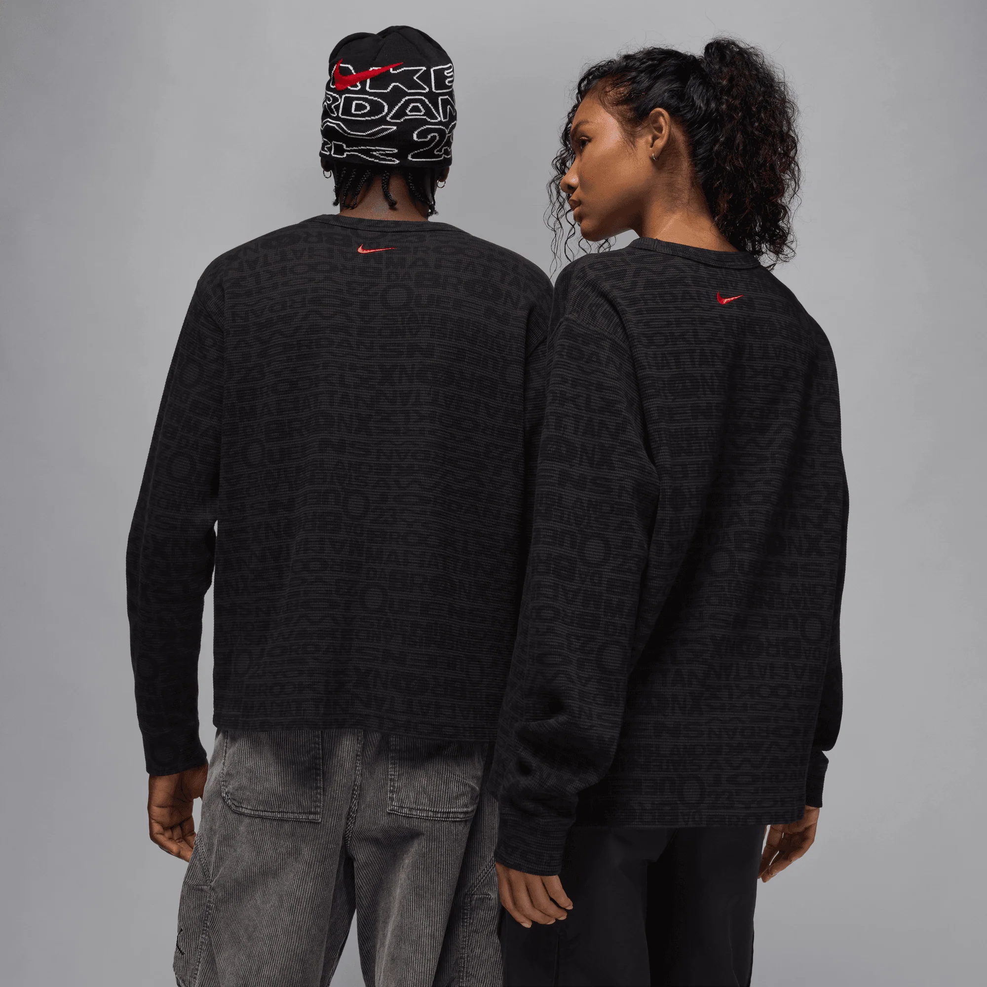 AWAKE NY X JORDAN THERMAL L/S CREW "BORO" - BLACK - Image 2