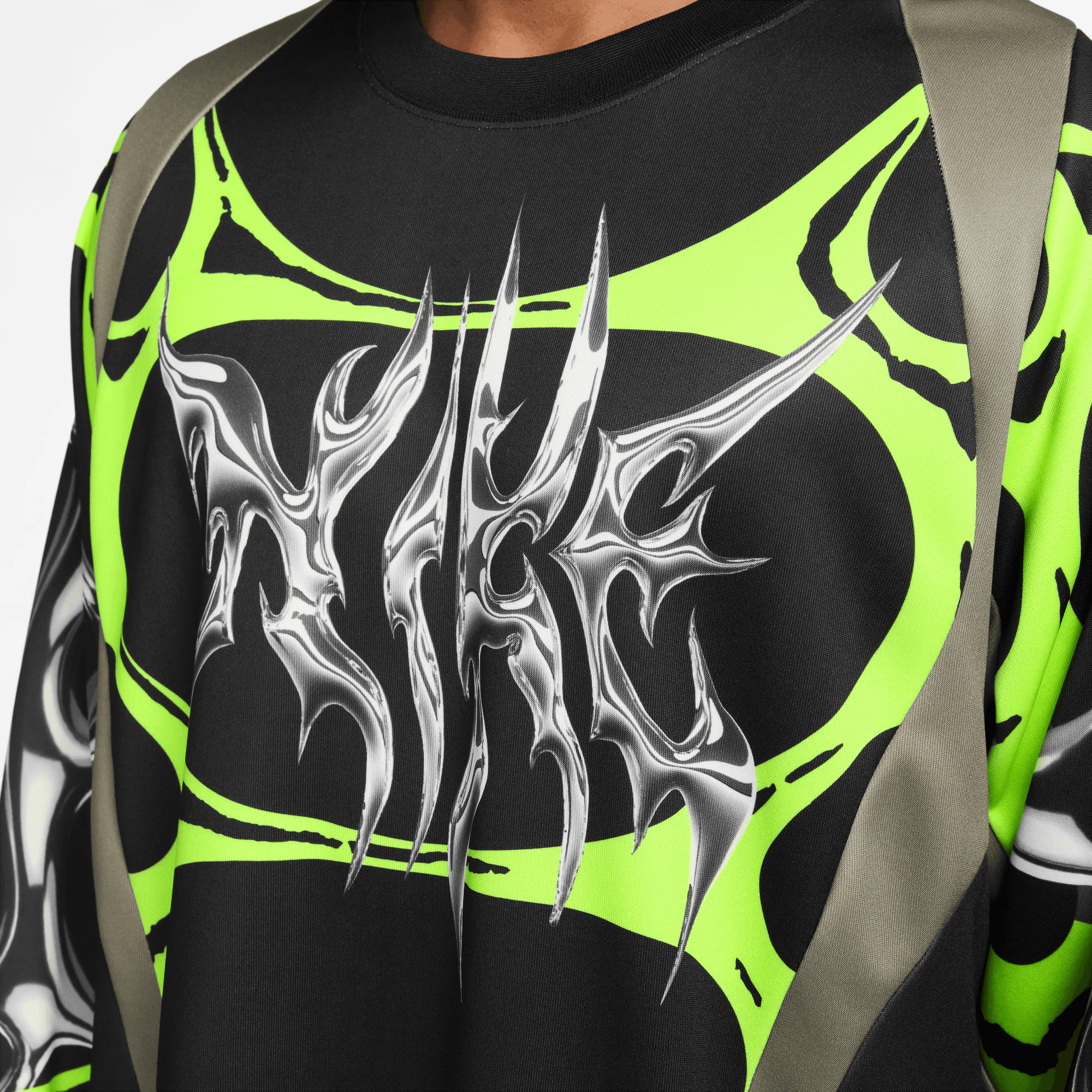 PROJECT F.R.O.G JELLY CAGE JERSEY - BLACK / VOLT ICE - Image 3