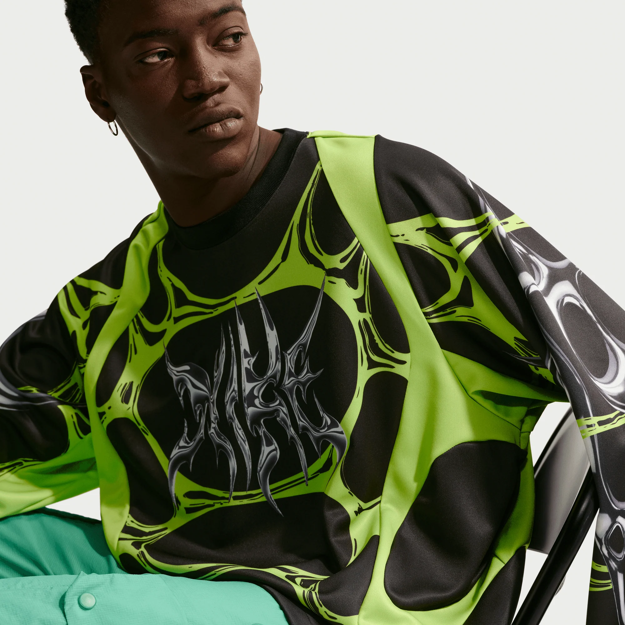 PROJECT F.R.O.G JELLY CAGE JERSEY - BLACK / VOLT ICE - Image 5