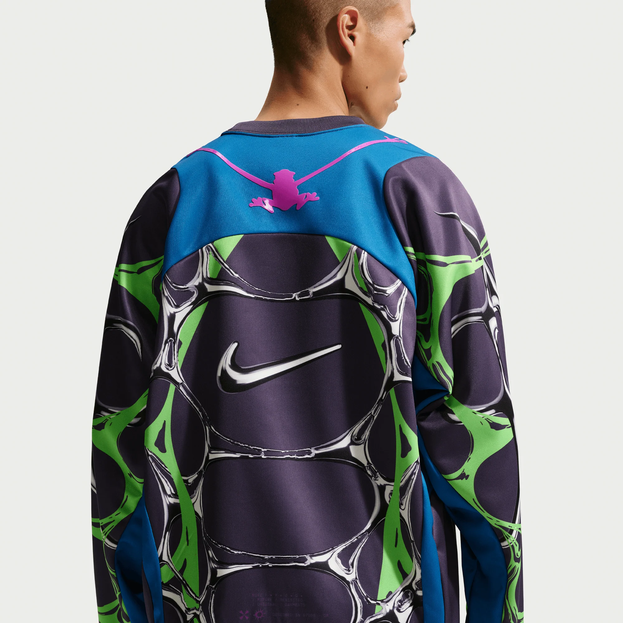 PROJECT F.R.O.G JELLY CAGE JERSEY - BRILLIANT BLUE / DARK RAISIN - Image 2