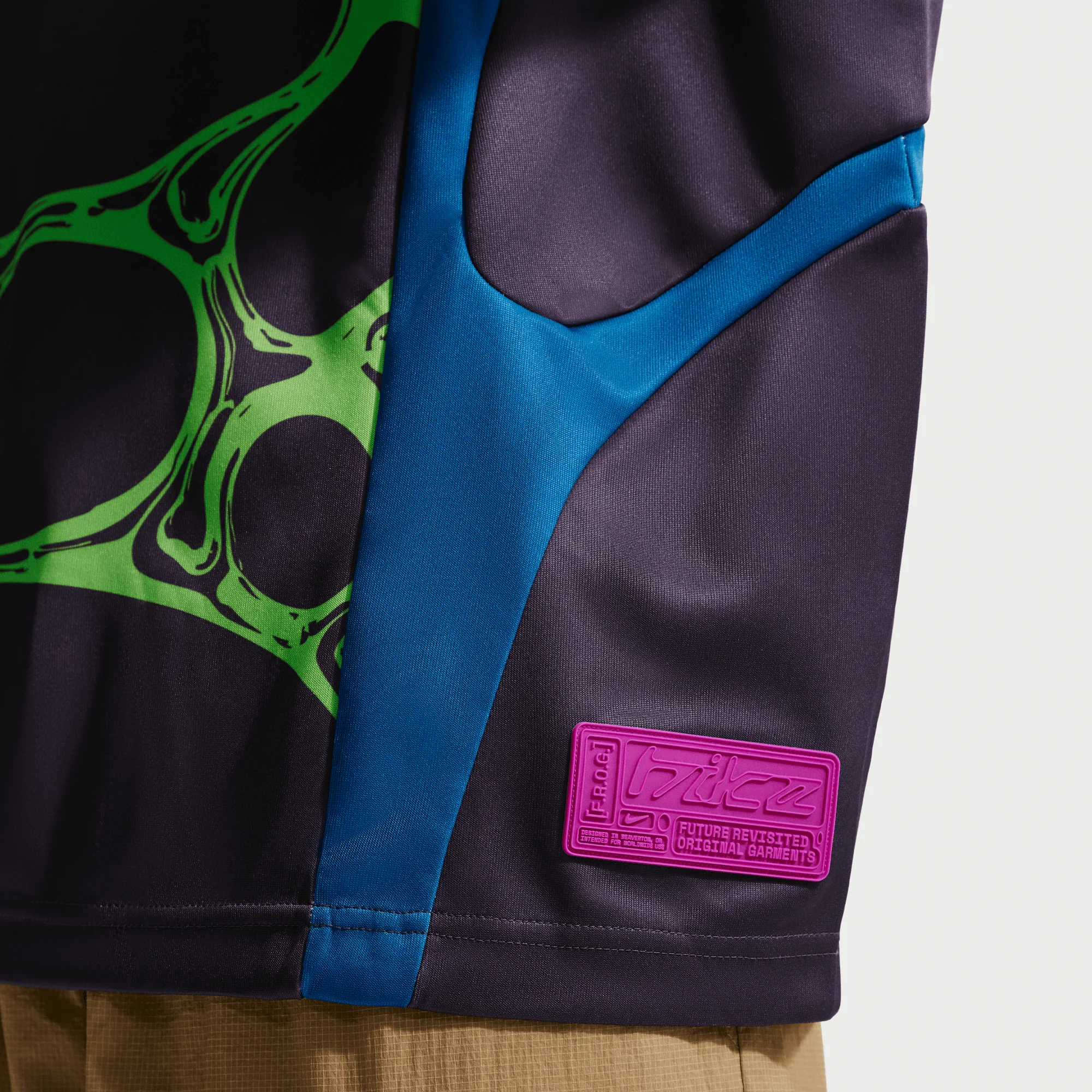 PROJECT F.R.O.G JELLY CAGE JERSEY - BRILLIANT BLUE / DARK RAISIN - Image 4