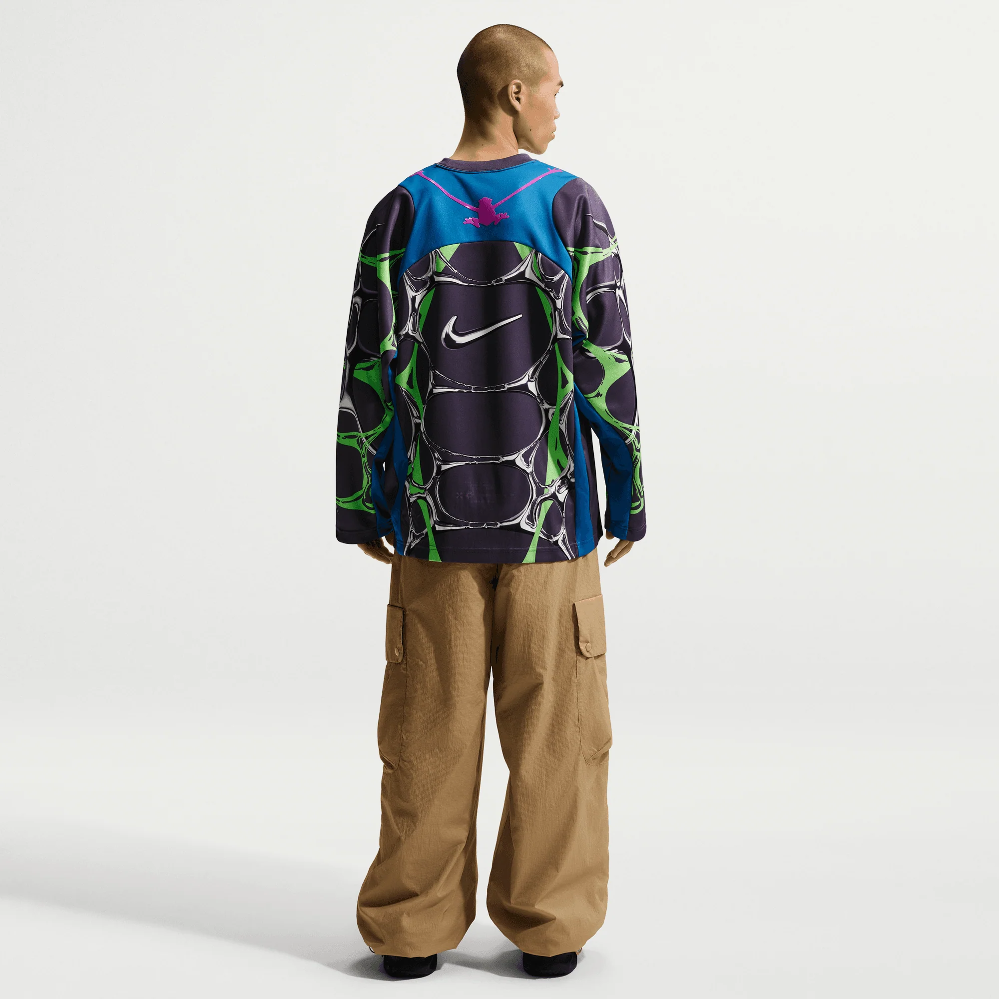 PROJECT F.R.O.G JELLY CAGE JERSEY - BRILLIANT BLUE / DARK RAISIN - Image 6