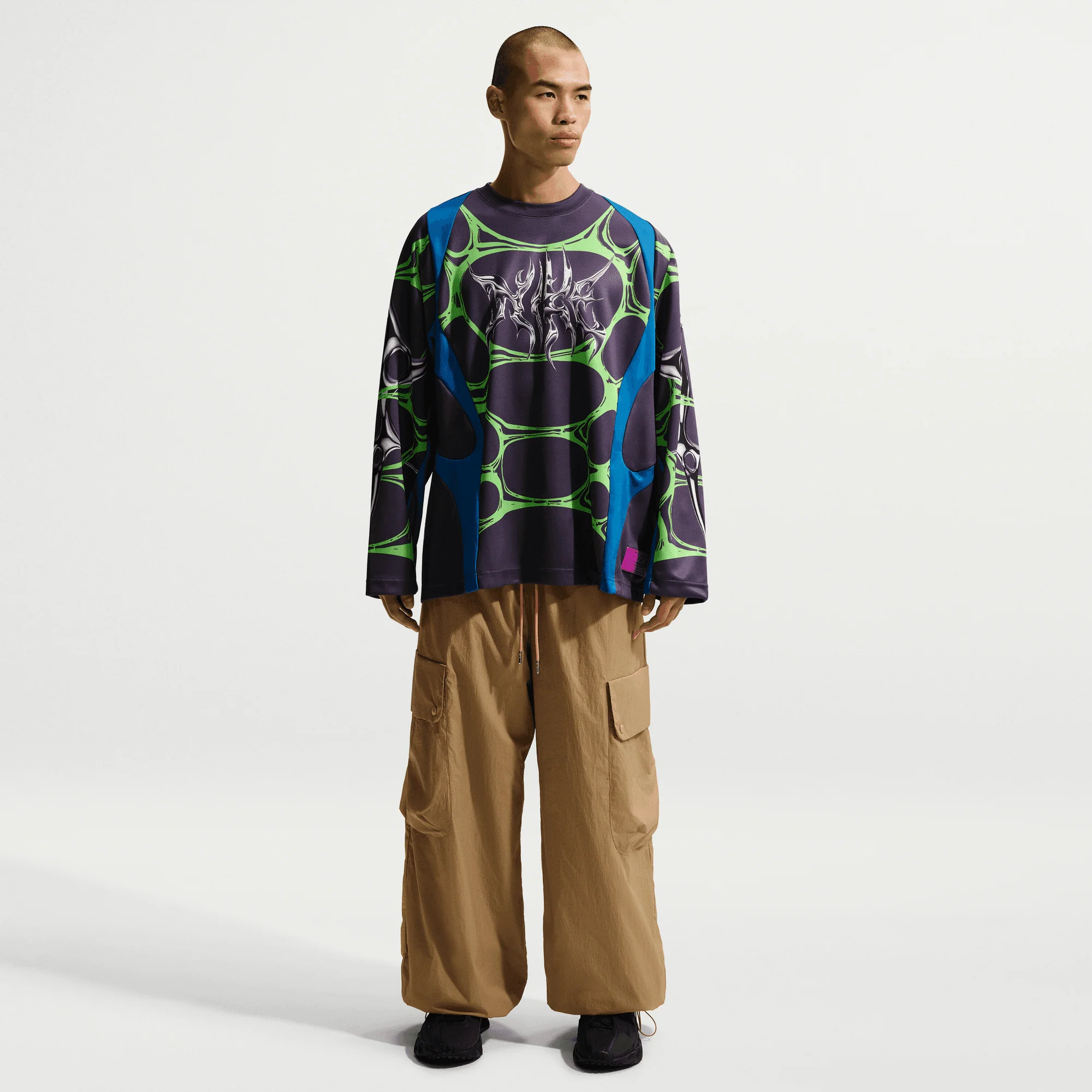 PROJECT F.R.O.G JELLY CAGE JERSEY - BRILLIANT BLUE / DARK RAISIN - Image 7