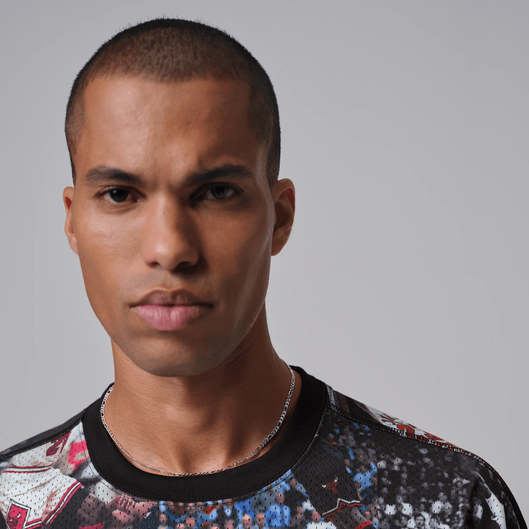 JORDAN FLIGHT PRINTED L/S JERSEY - BLACK / MULTI - Image 4