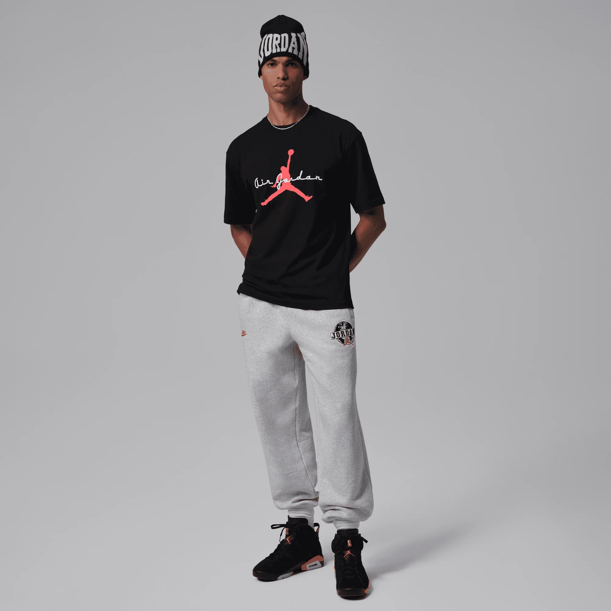 JORDAN BROOKLYN GRAPHIC TEE - BLACK - Image 6