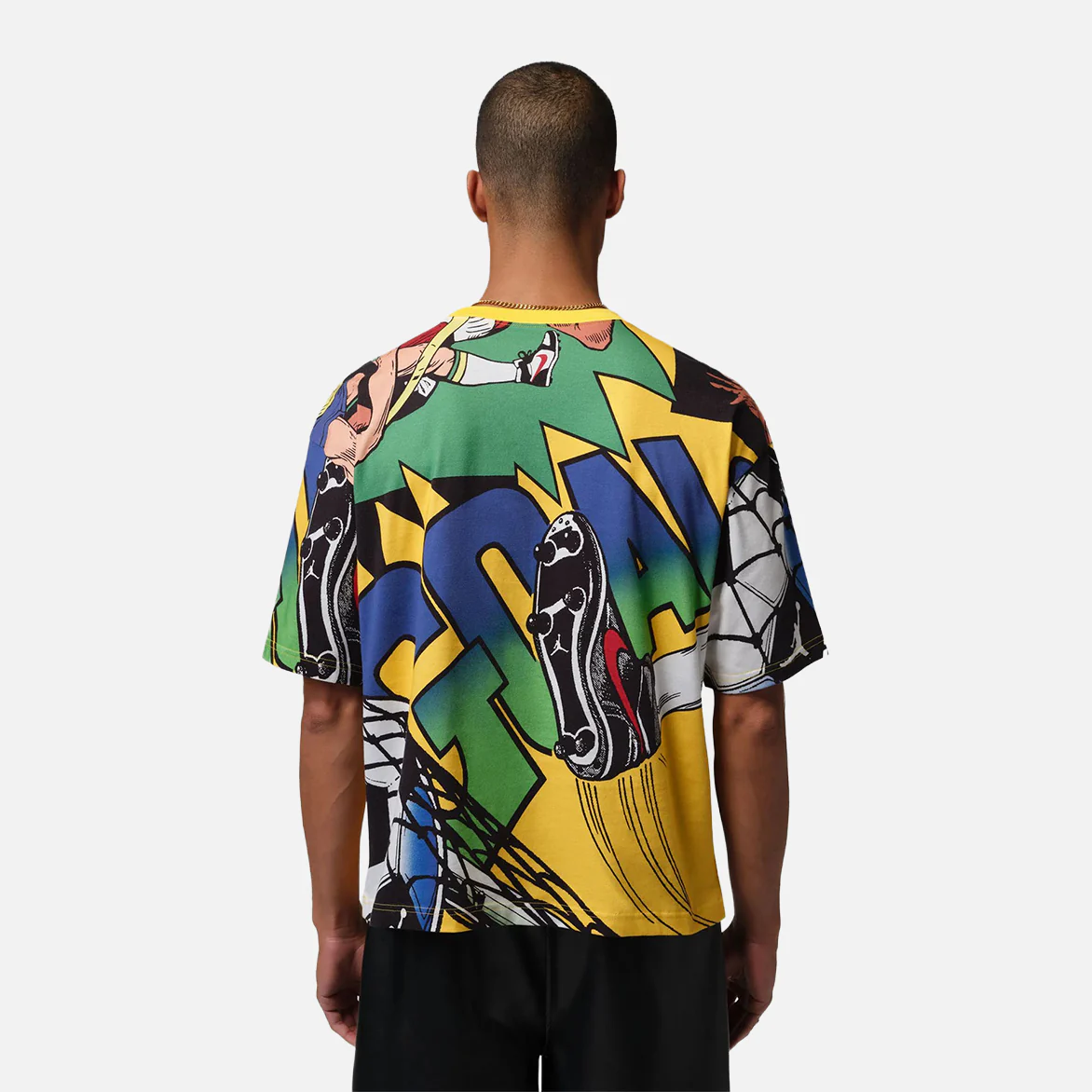 JORDAN ESSENTIALS BRASIL BOXY TEE - VARSITY MAIZE - Image 2