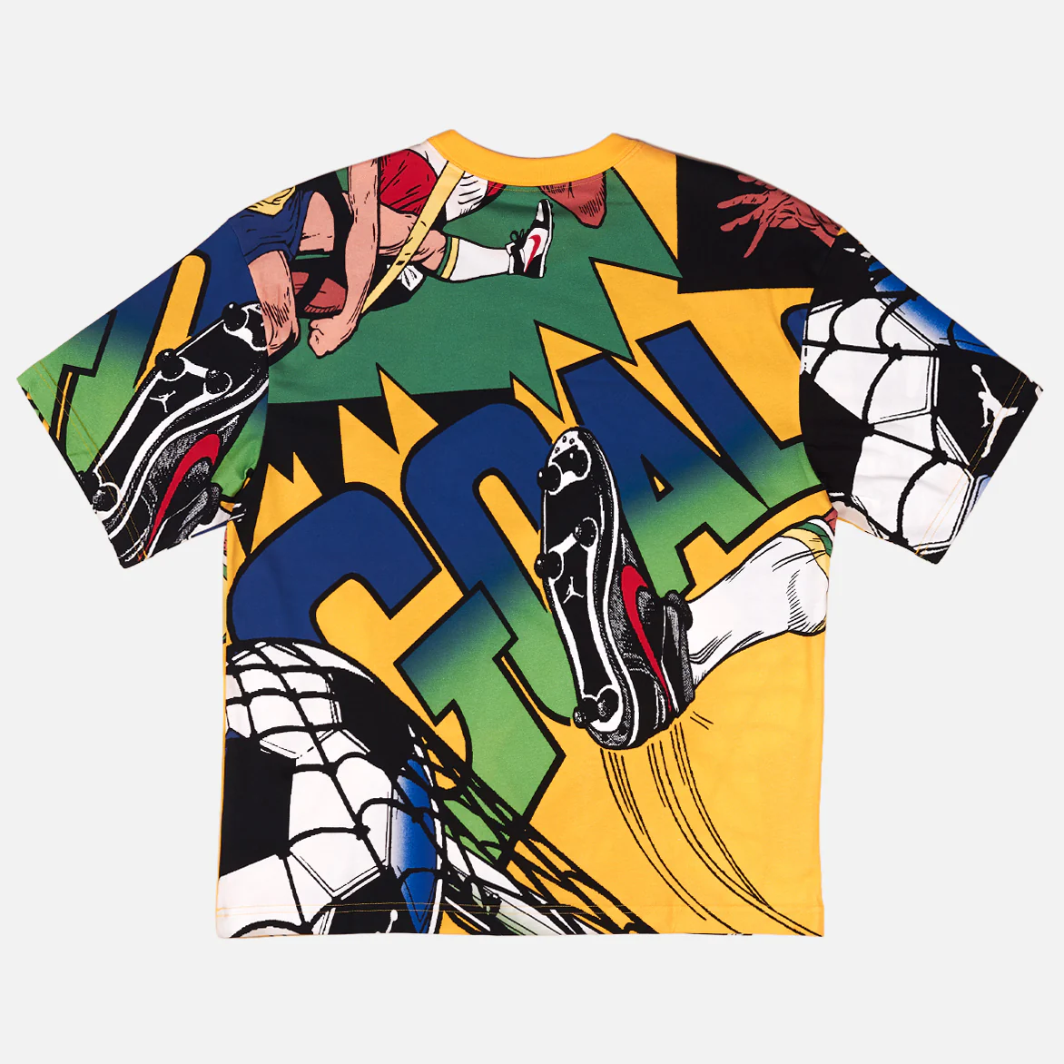 JORDAN ESSENTIALS BRASIL BOXY TEE - VARSITY MAIZE - Image 4
