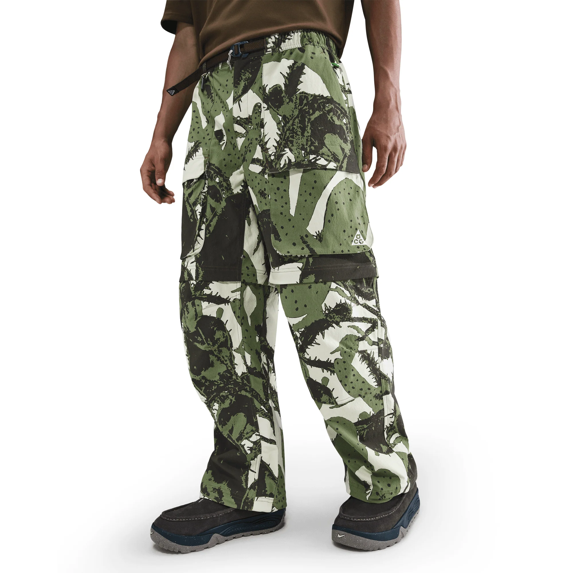 ACG SMITH SUMMIT MENS ZIP CARGO PANTS - LIGHT KHAKI / MOSSWOOD BROWN