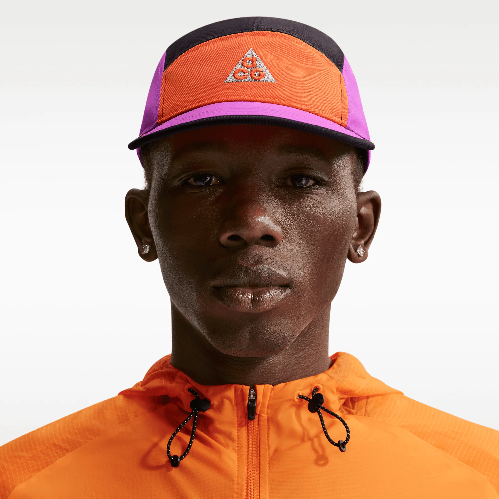 ACG UNSTRUCTURED CAP - SAFETY ORANGE / VIVID PURPLE / BLACK