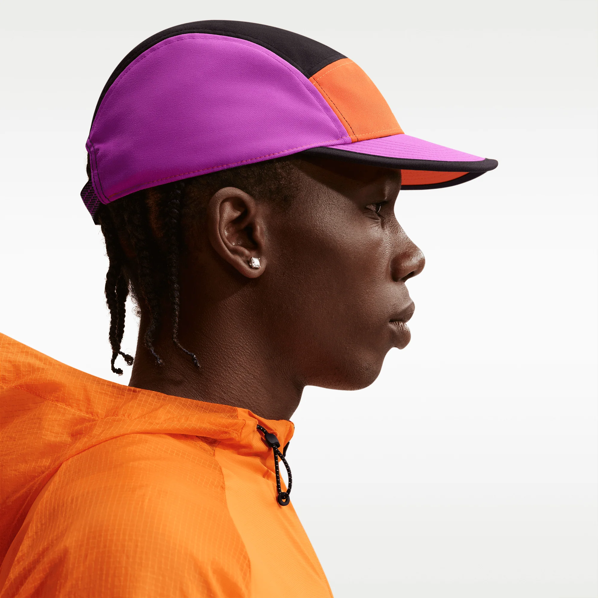 ACG UNSTRUCTURED CAP - SAFETY ORANGE / VIVID PURPLE / BLACK - Image 2