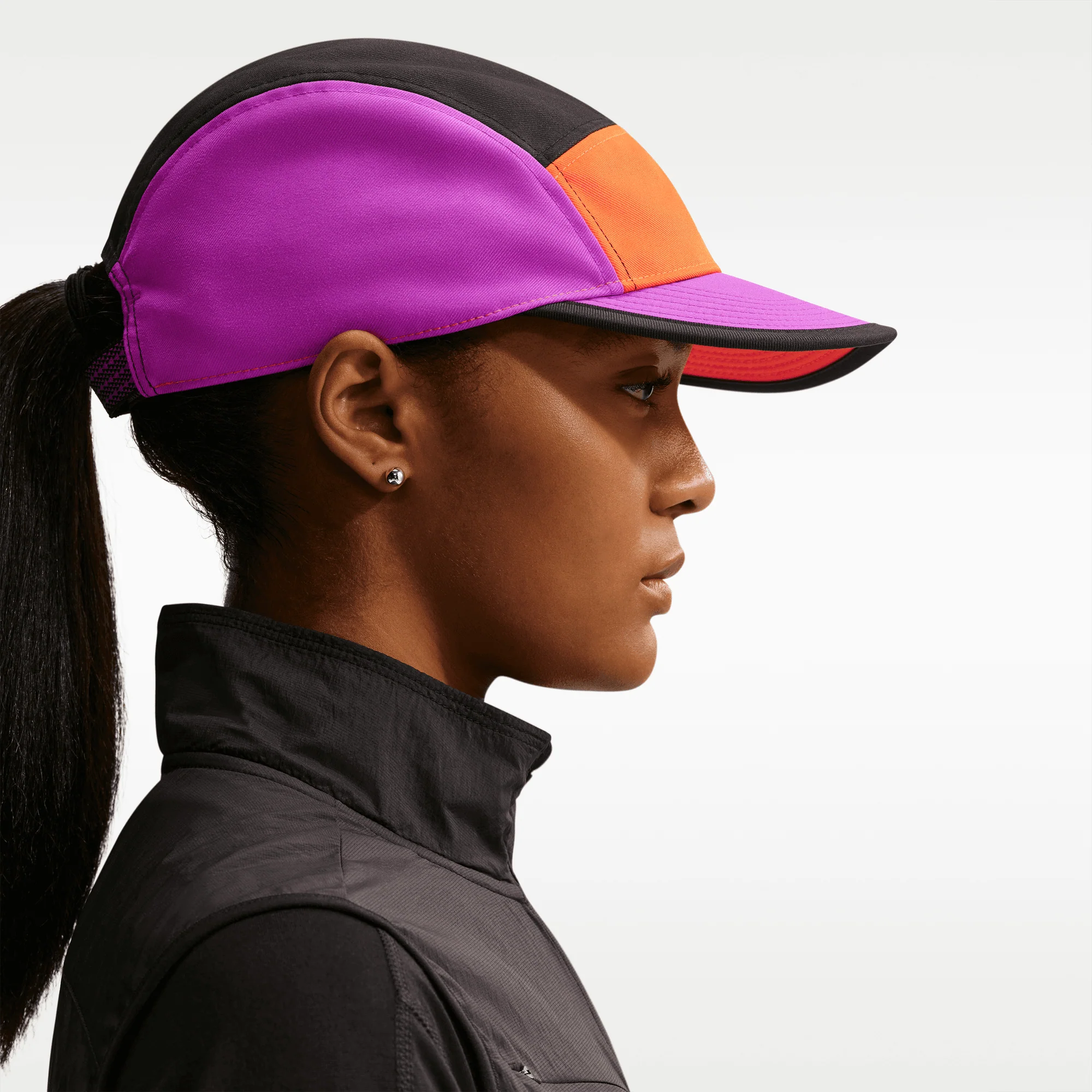 ACG UNSTRUCTURED CAP - SAFETY ORANGE / VIVID PURPLE / BLACK - Image 6
