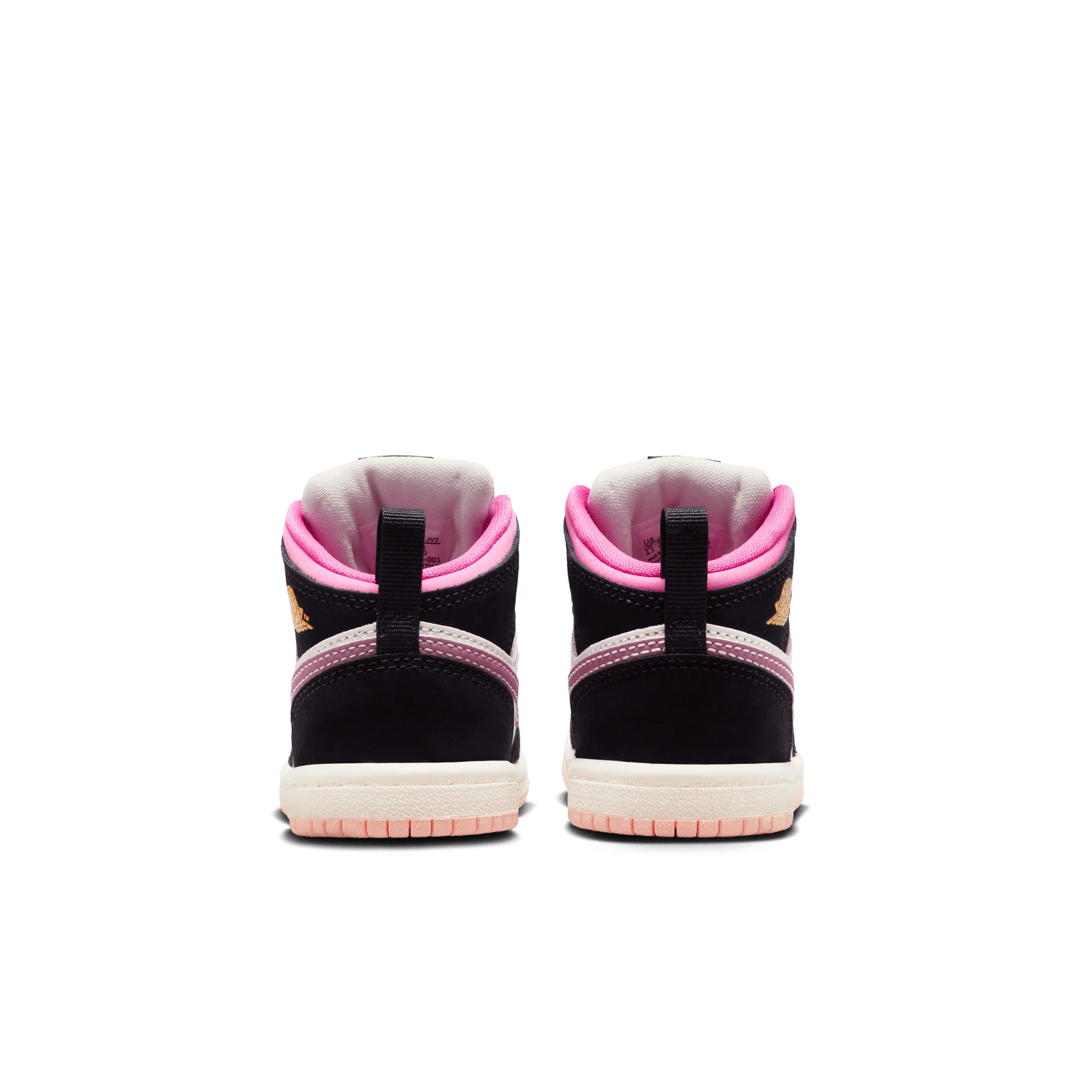 JORDAN 1 MID SE (TD) - BLACK / PINKSICKLE - Image 4