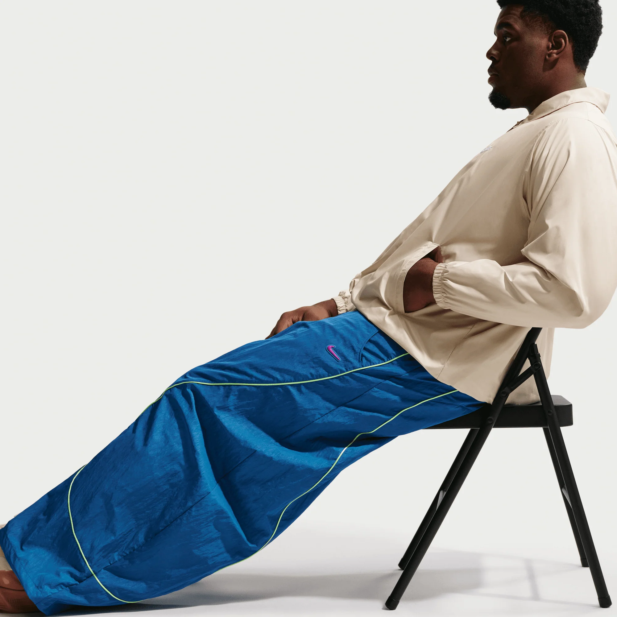PROJECT F.R.O.G TOBI OVERSIZE TRACK PANT - BRILLIANT BLUE - Image 7