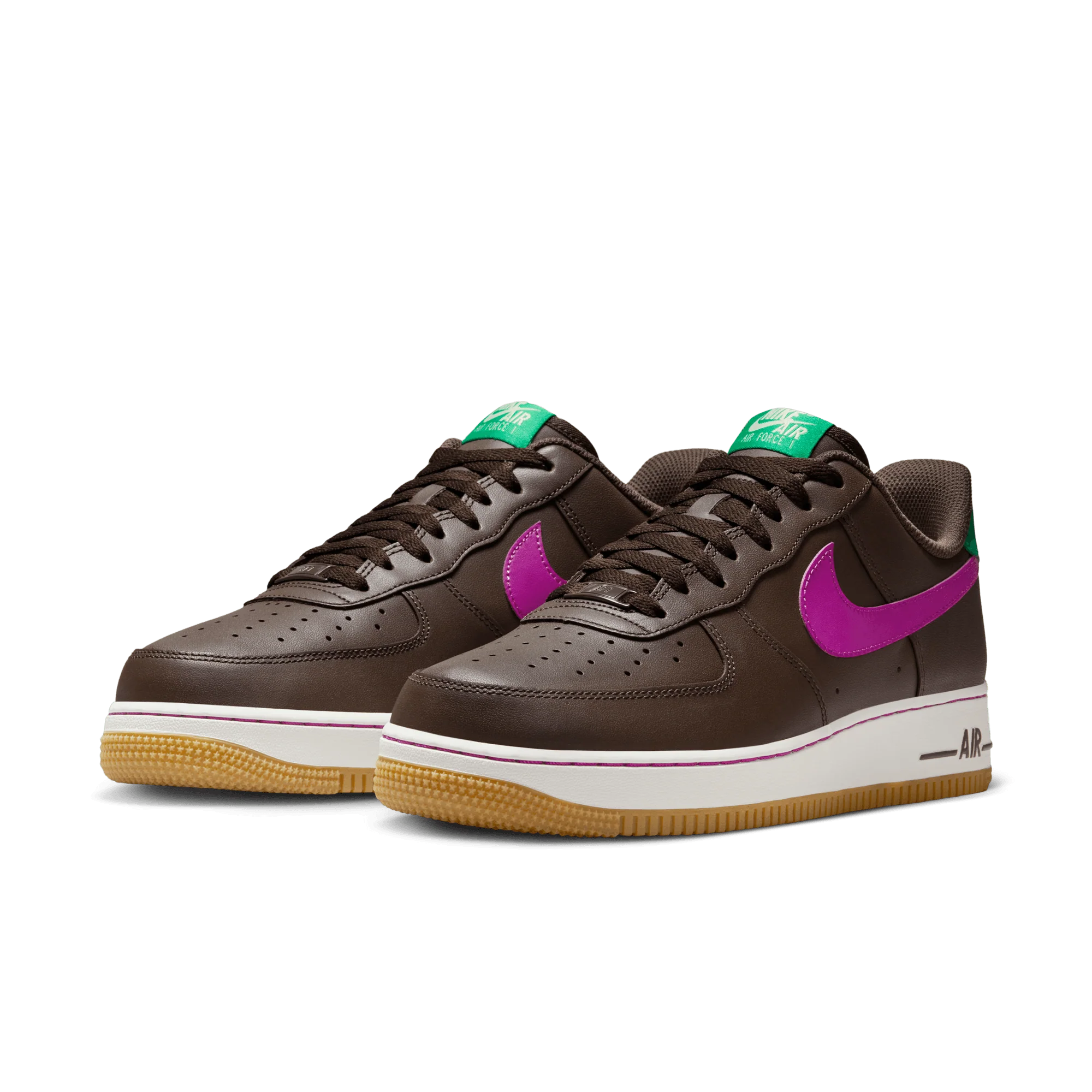 AIR FORCE 1 `07 - baroque brown / vivid purple - Image 2