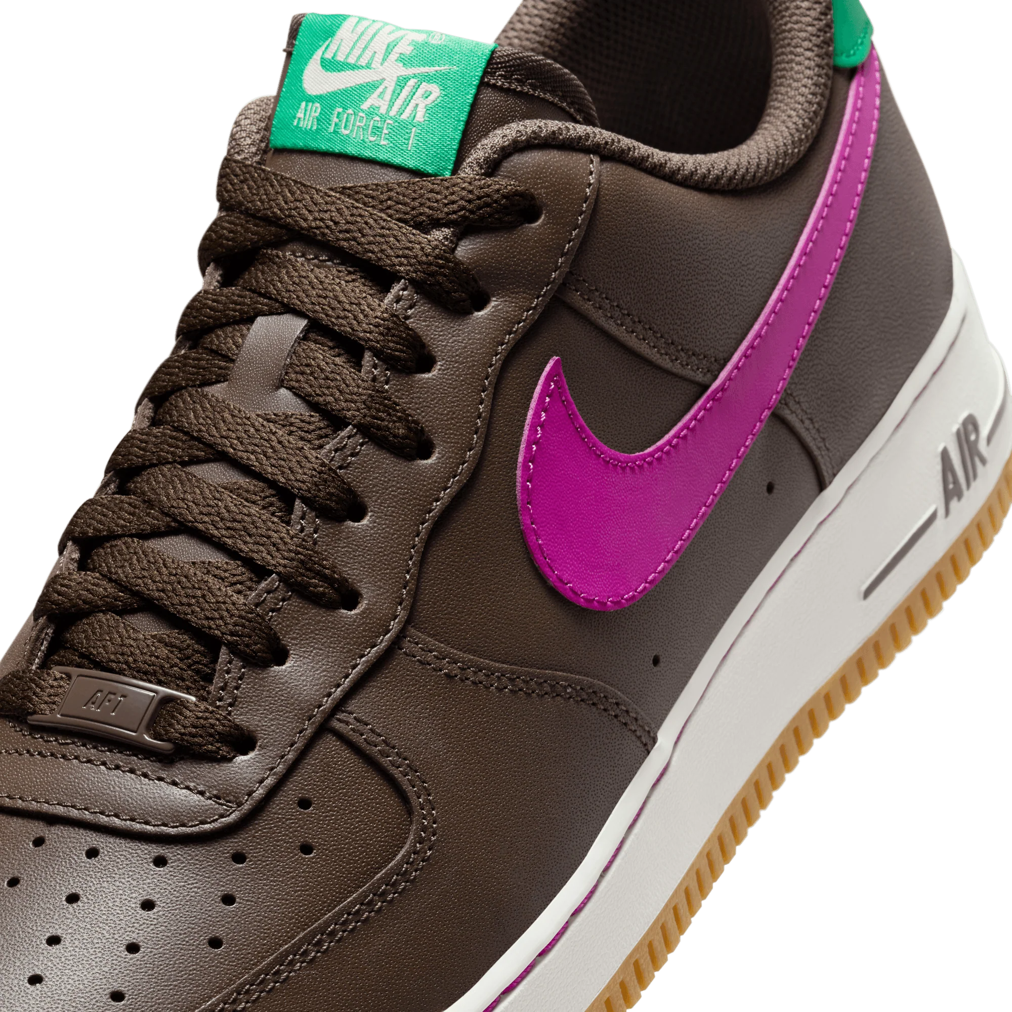 AIR FORCE 1 `07 - baroque brown / vivid purple - Image 7
