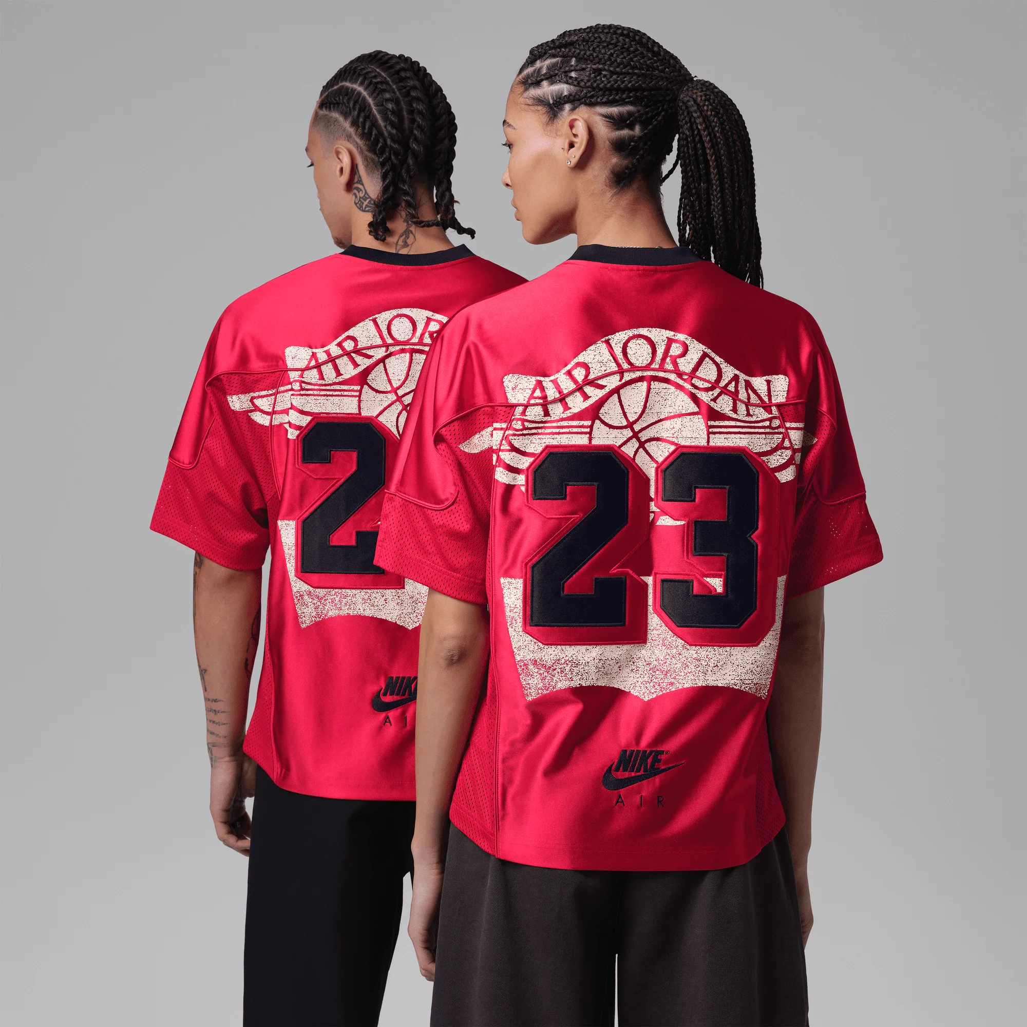 LEVI'S X JORDAN JERSEY - GYM RED / BLACK / PALE IVORY - Image 2