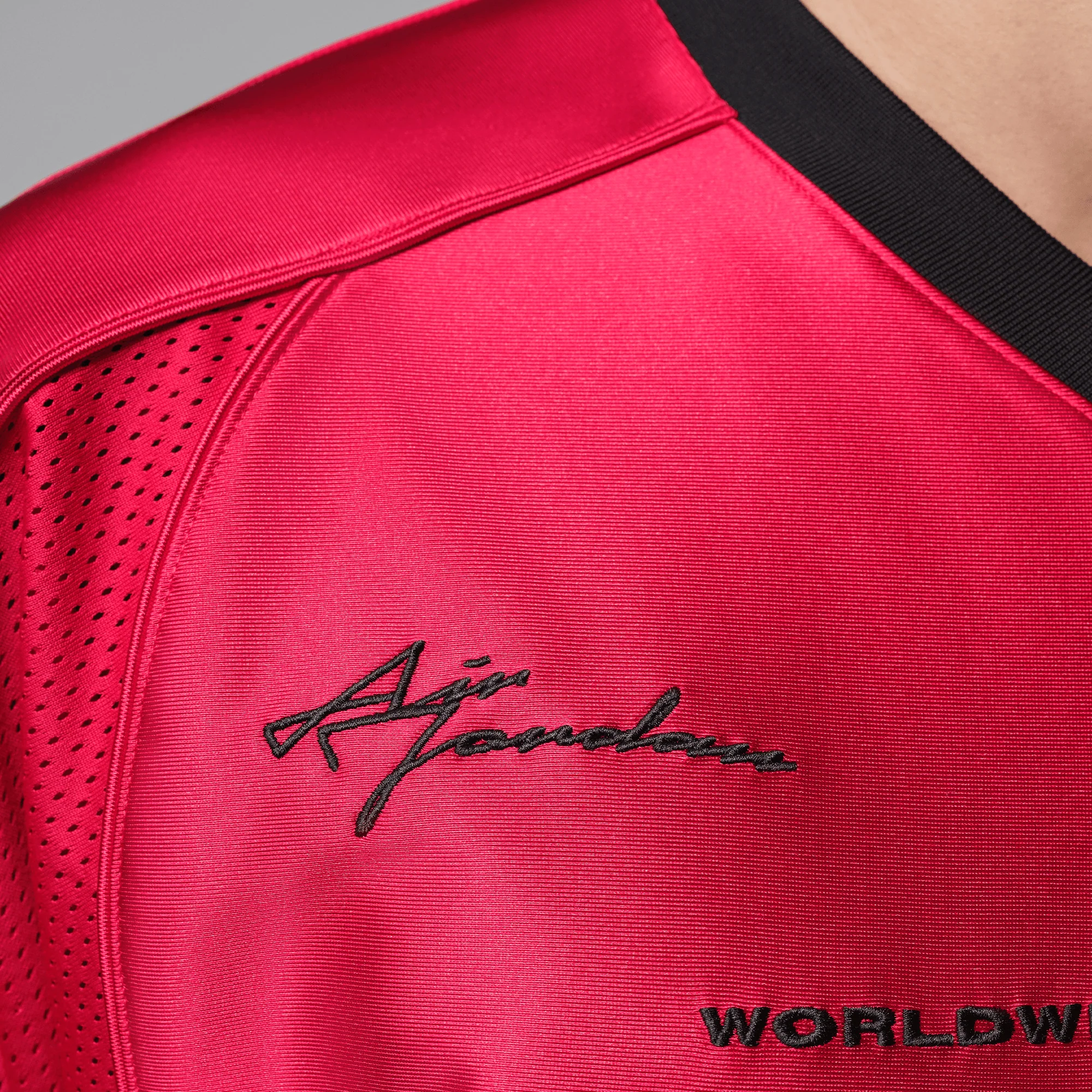 LEVI'S X JORDAN JERSEY - GYM RED / BLACK / PALE IVORY - Image 5
