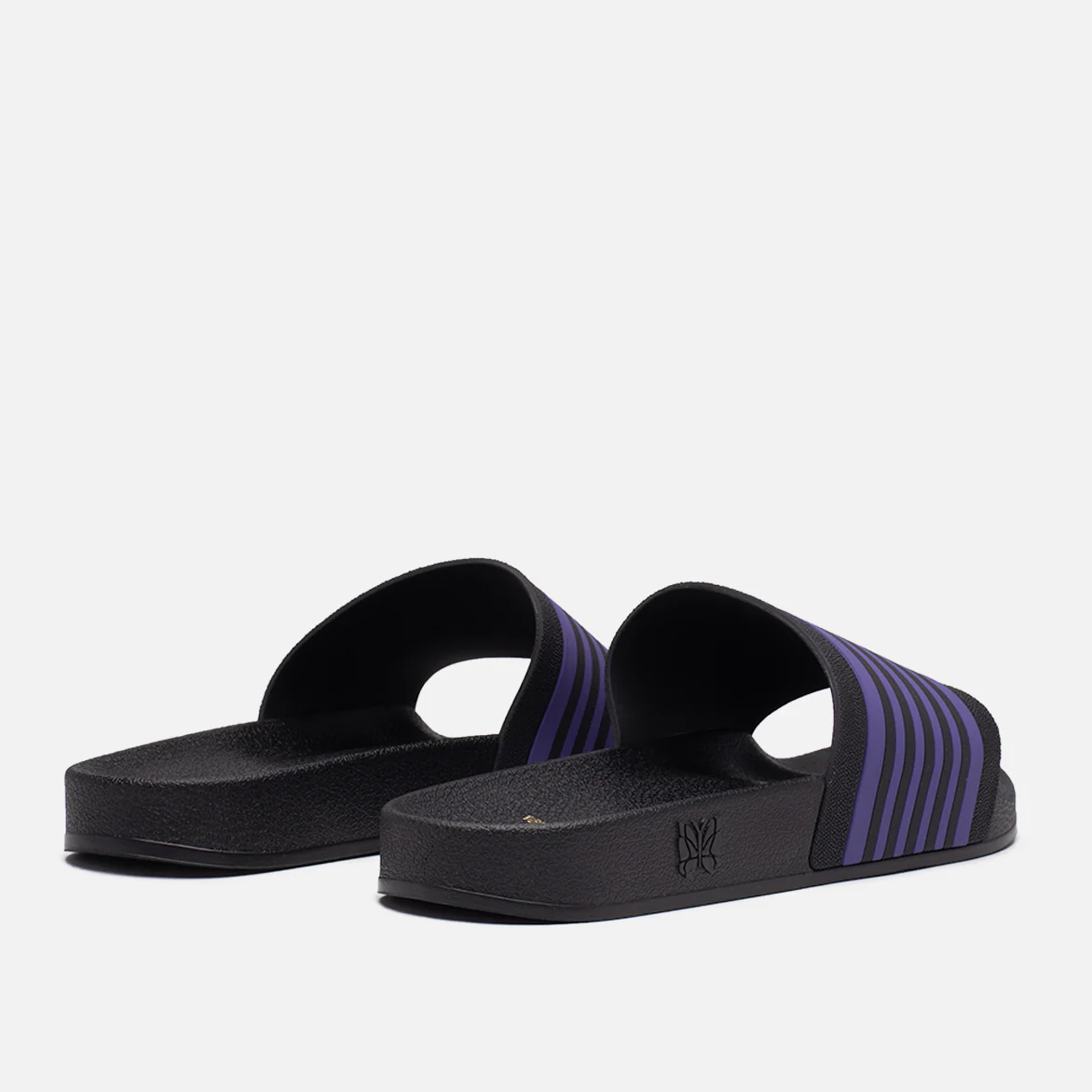 TRACK LINE SHOWER SANDALS - BLACK / PURPLE - Image 3