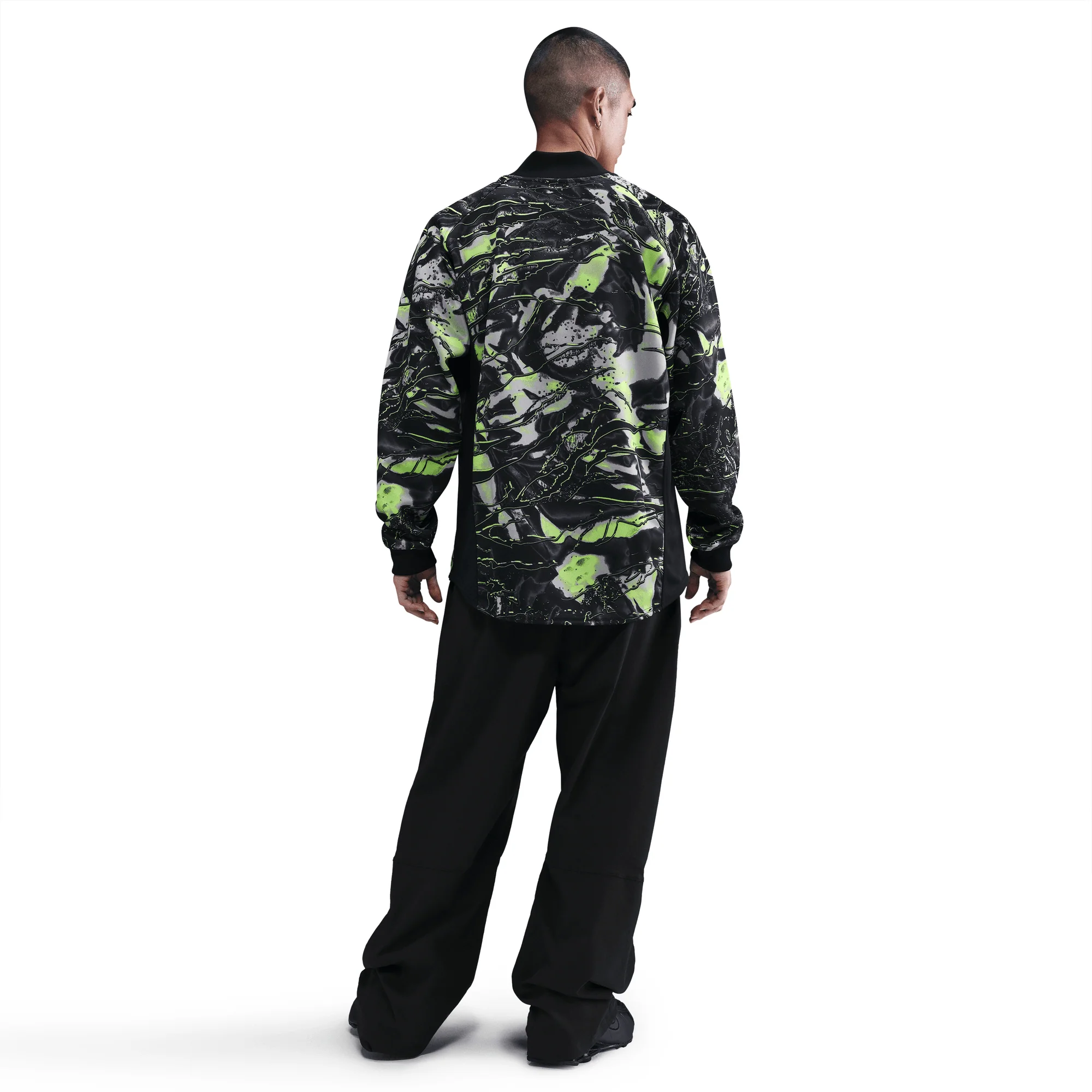 KOREA NATIONAL TEAM GOALKEEPER JERSEY LOOSE FIT - BLACK / BLACK / WHITE - Image 4