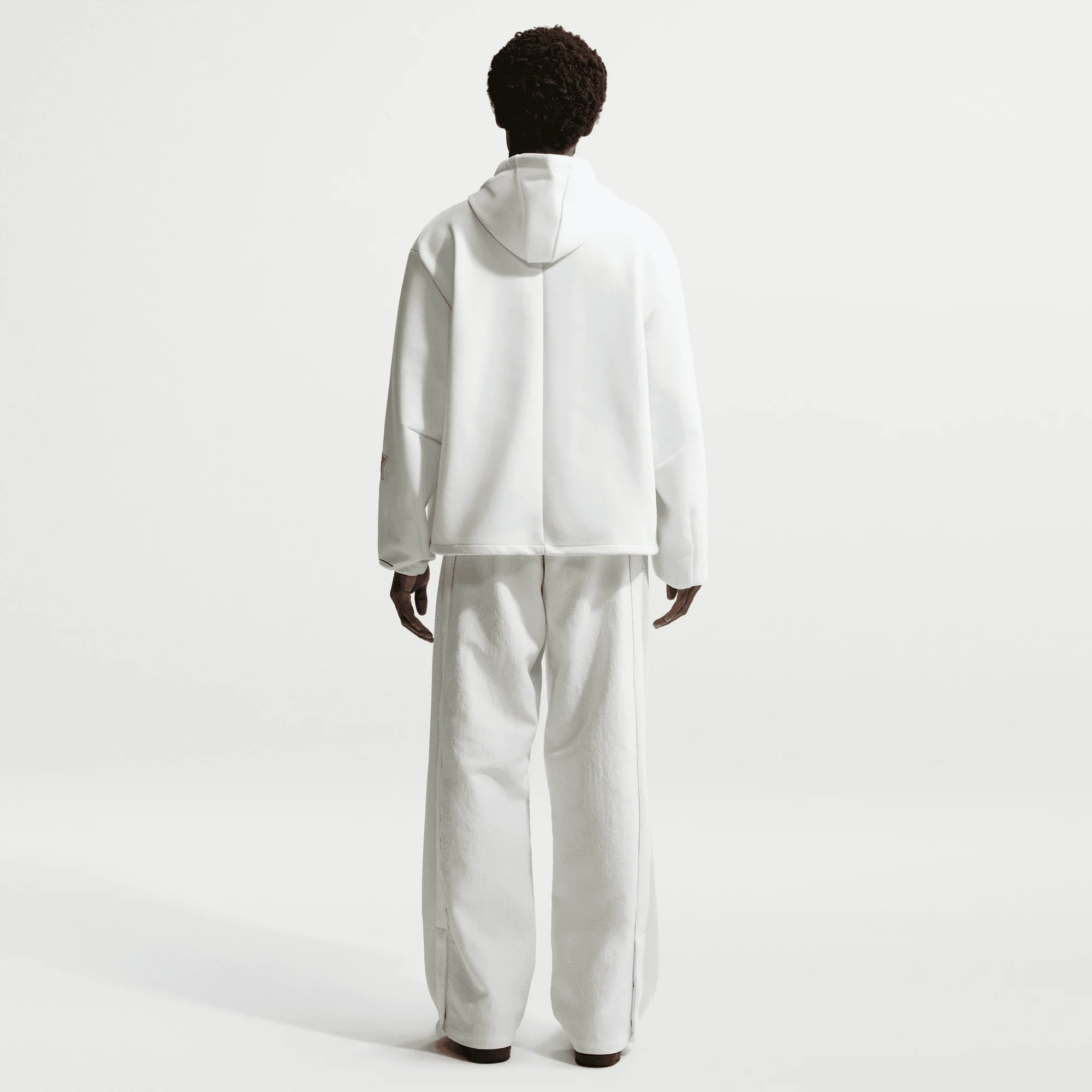 DRI-FIT FLEECE "KOBE 81" HOODIE - WHITE - Image 4
