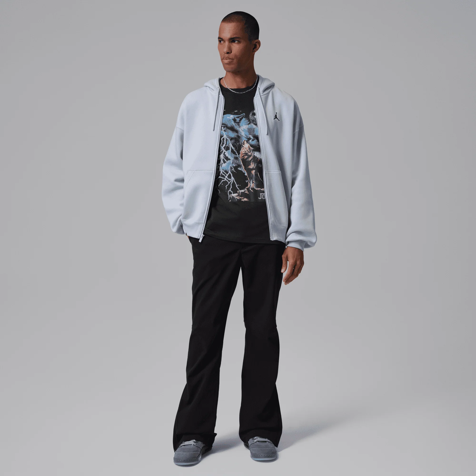 JORDAN WOLF GRAPHIC TEE - OFF NOIR - Image 6