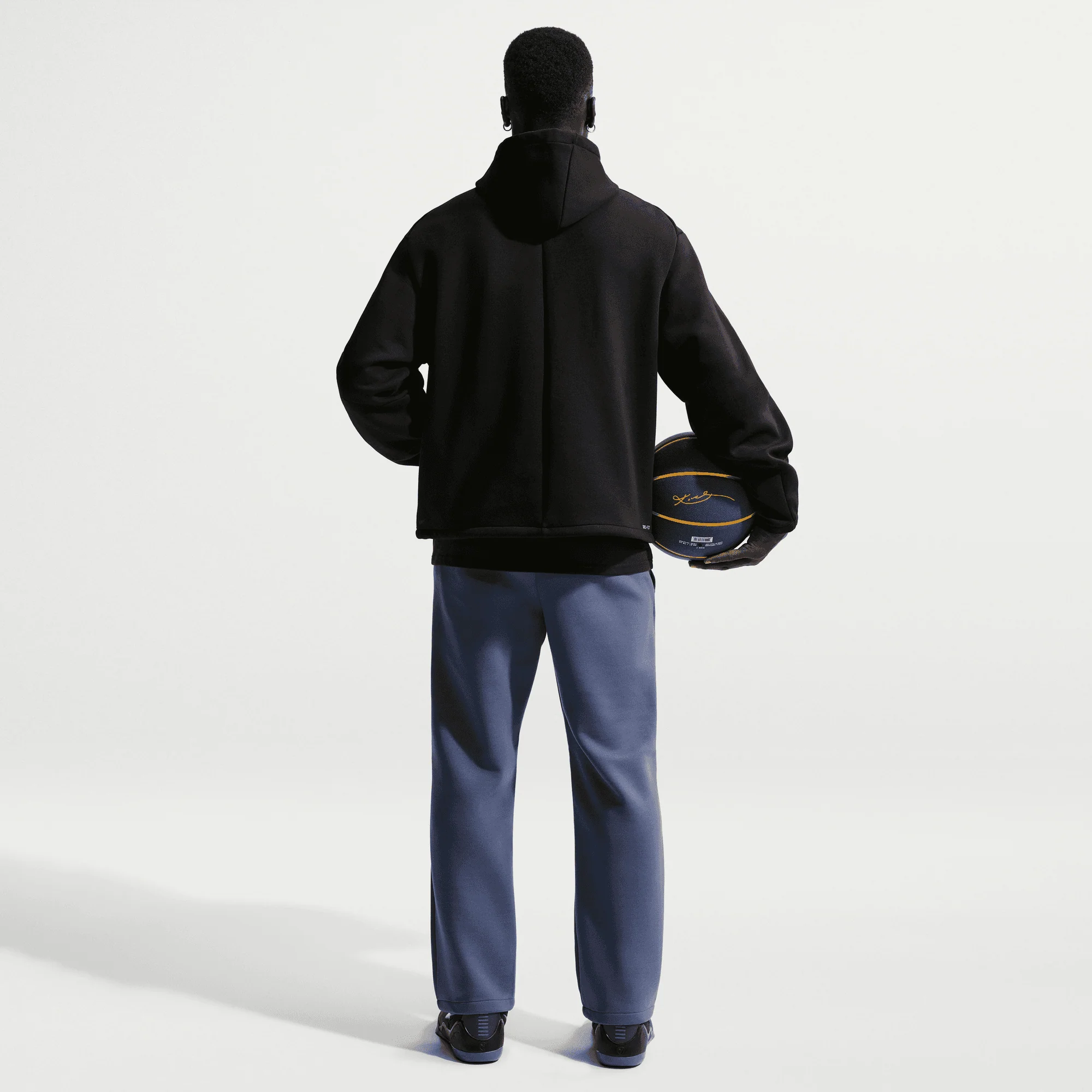 KOBE DRI-FIT FLEECE PULLOVER HOODIE - BLACK - Image 5