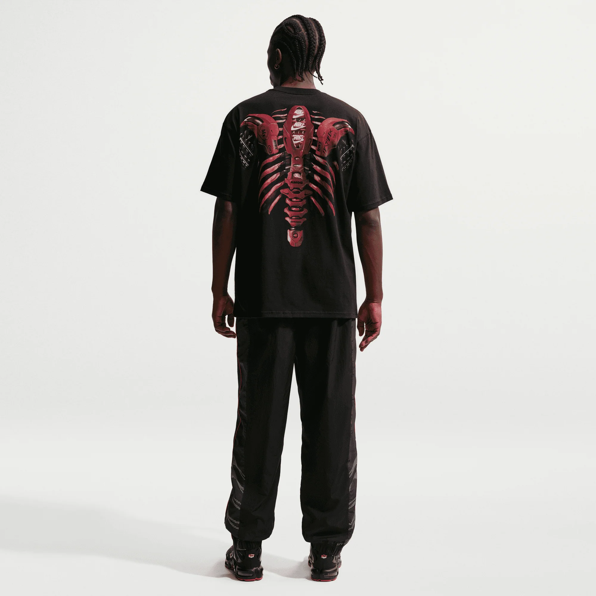 MAX90 X-RAY TEE - BLACK / TEAM CRIMSON - Image 5